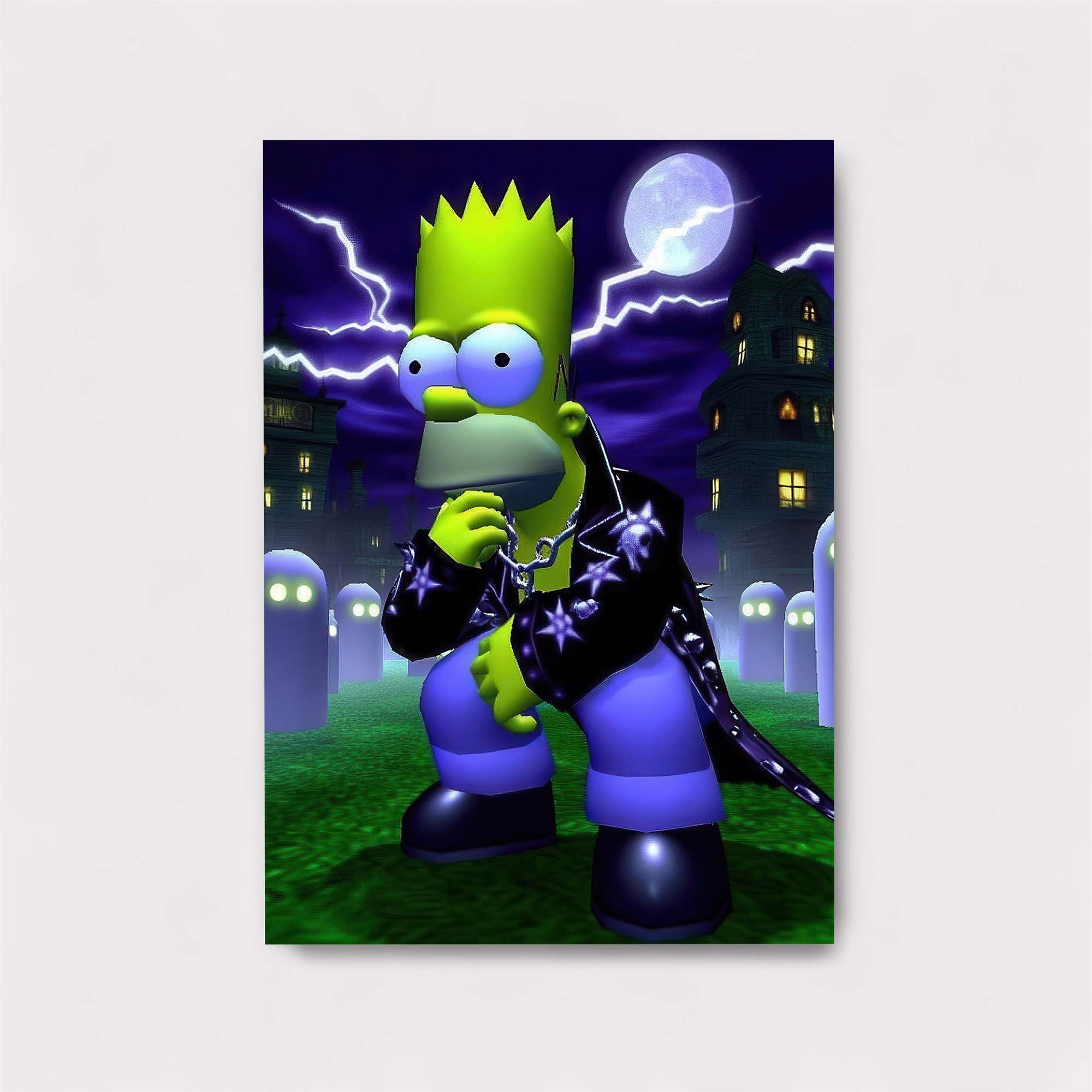 Bart Gothic Safe Wall Magnetic / M