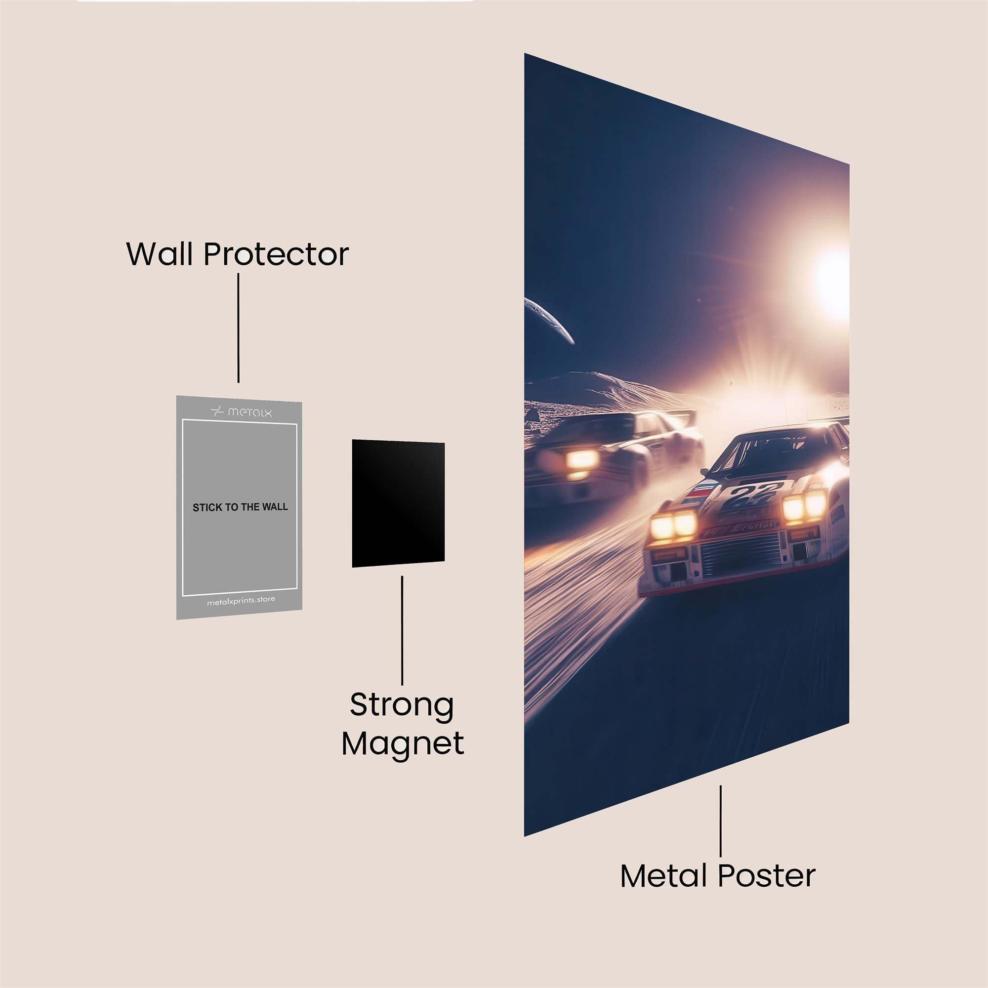 Lancia Rush Safe Wall Magnetic / M