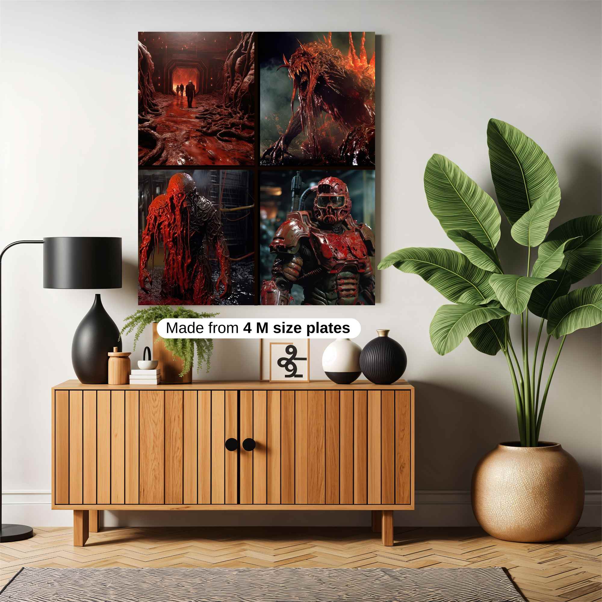Xenomorph Horror Safe Wall Magnetic / M