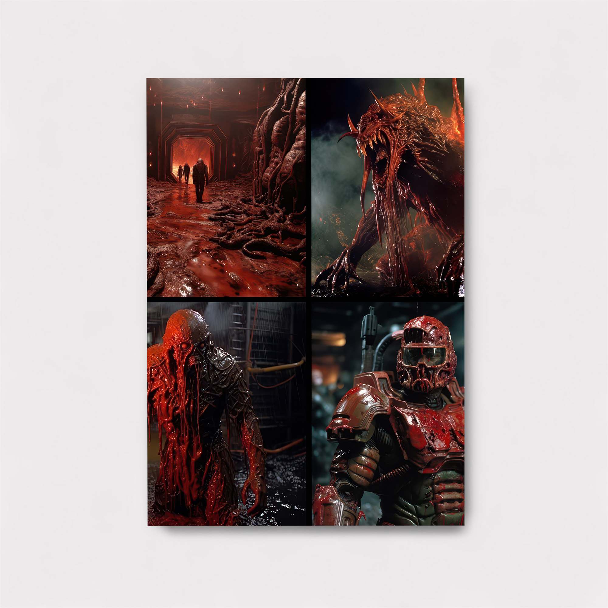 Xenomorph Horror Safe Wall Magnetic / M