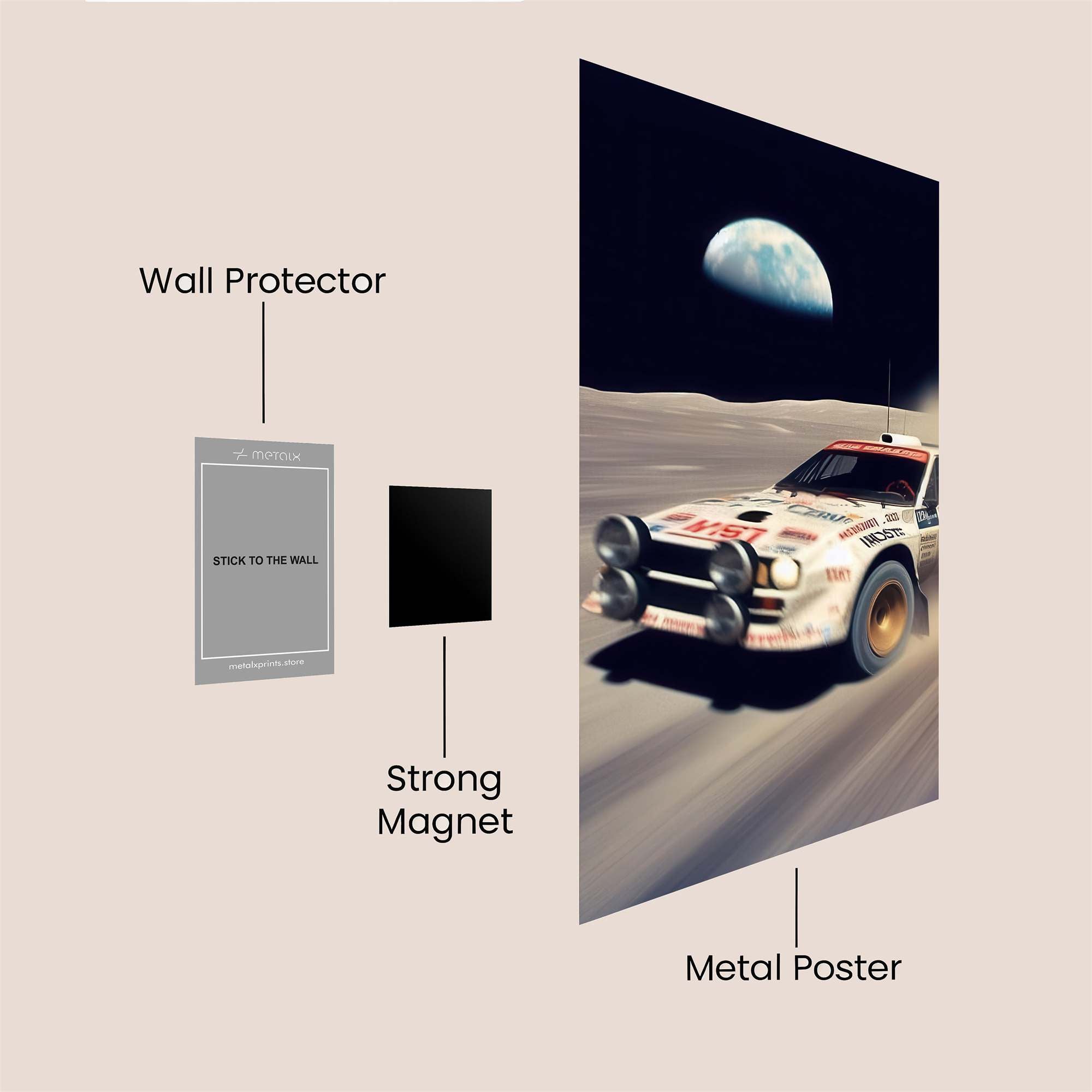 Lancia Lunar Safe Wall Magnetic / M