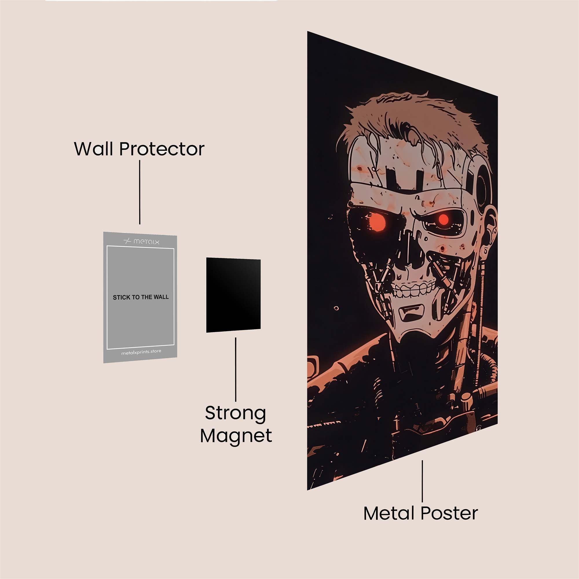 Terminator Gloom Safe Wall Magnetic / M