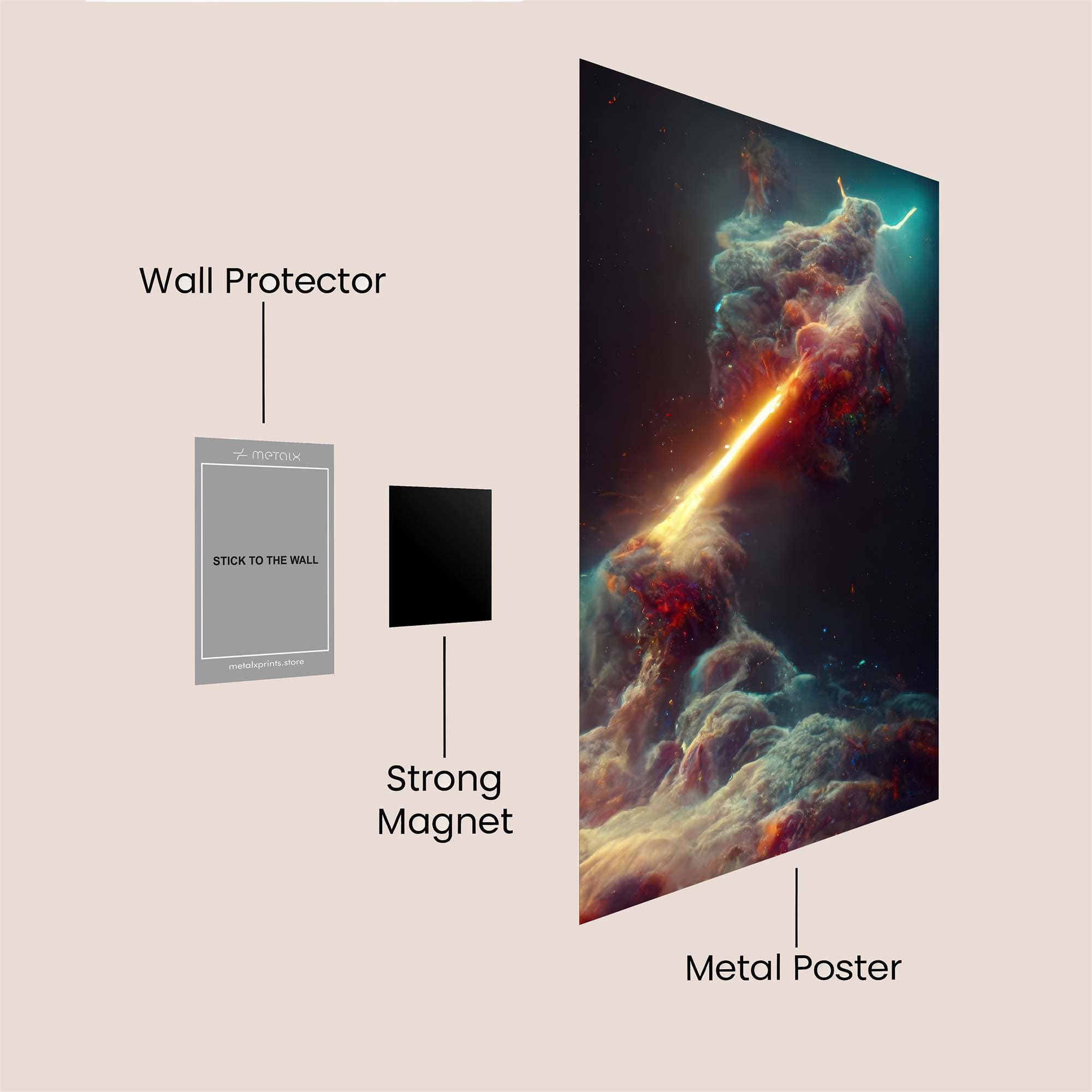 Nebula Ignition Safe Wall Magnetic / M