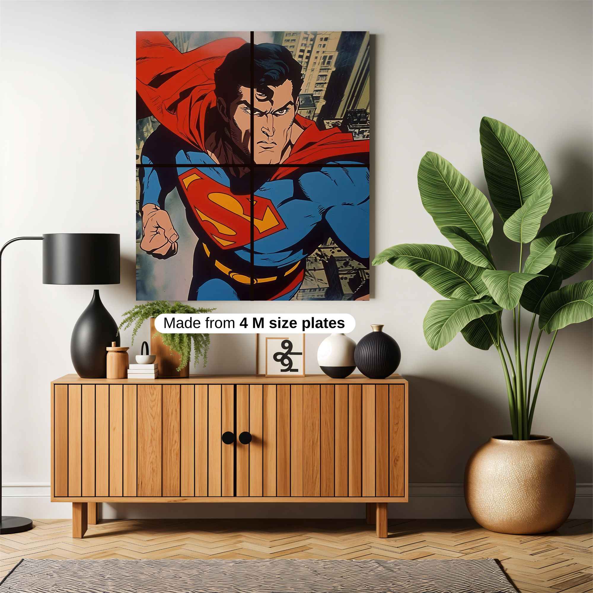 Superman Ascends Safe Wall Magnetic / M