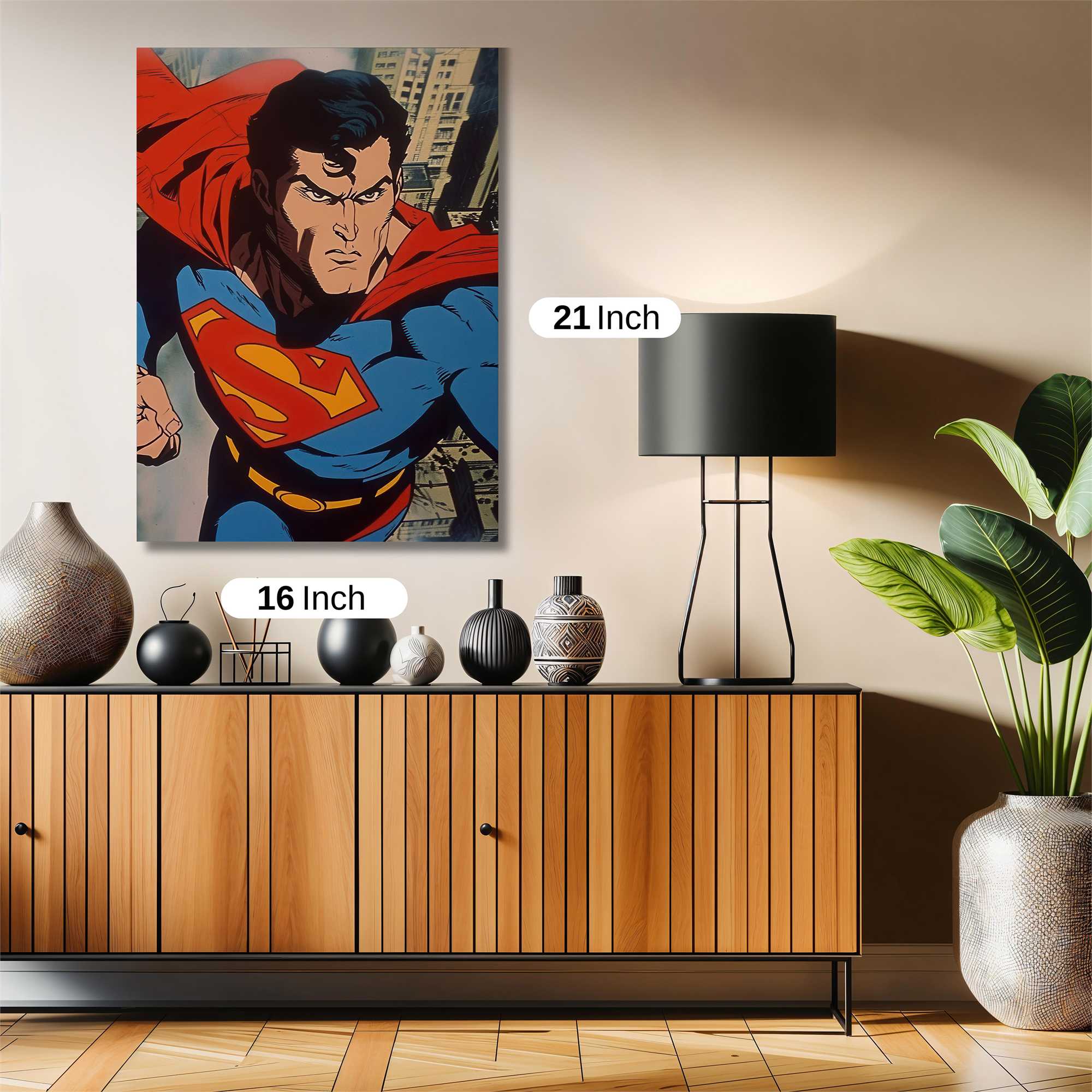 Superman Ascends Safe Wall Magnetic / M