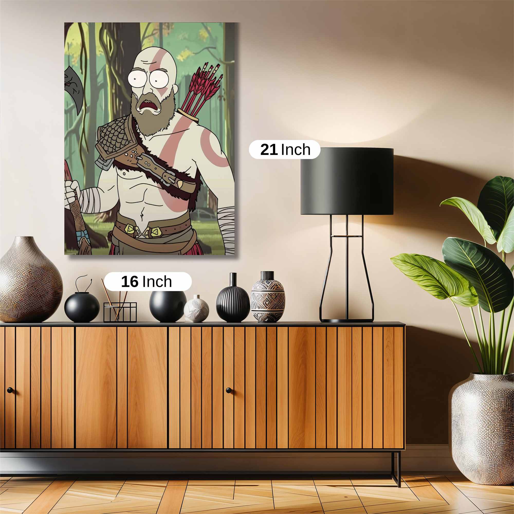 Kratos Surprised Safe Wall Magnetic / M