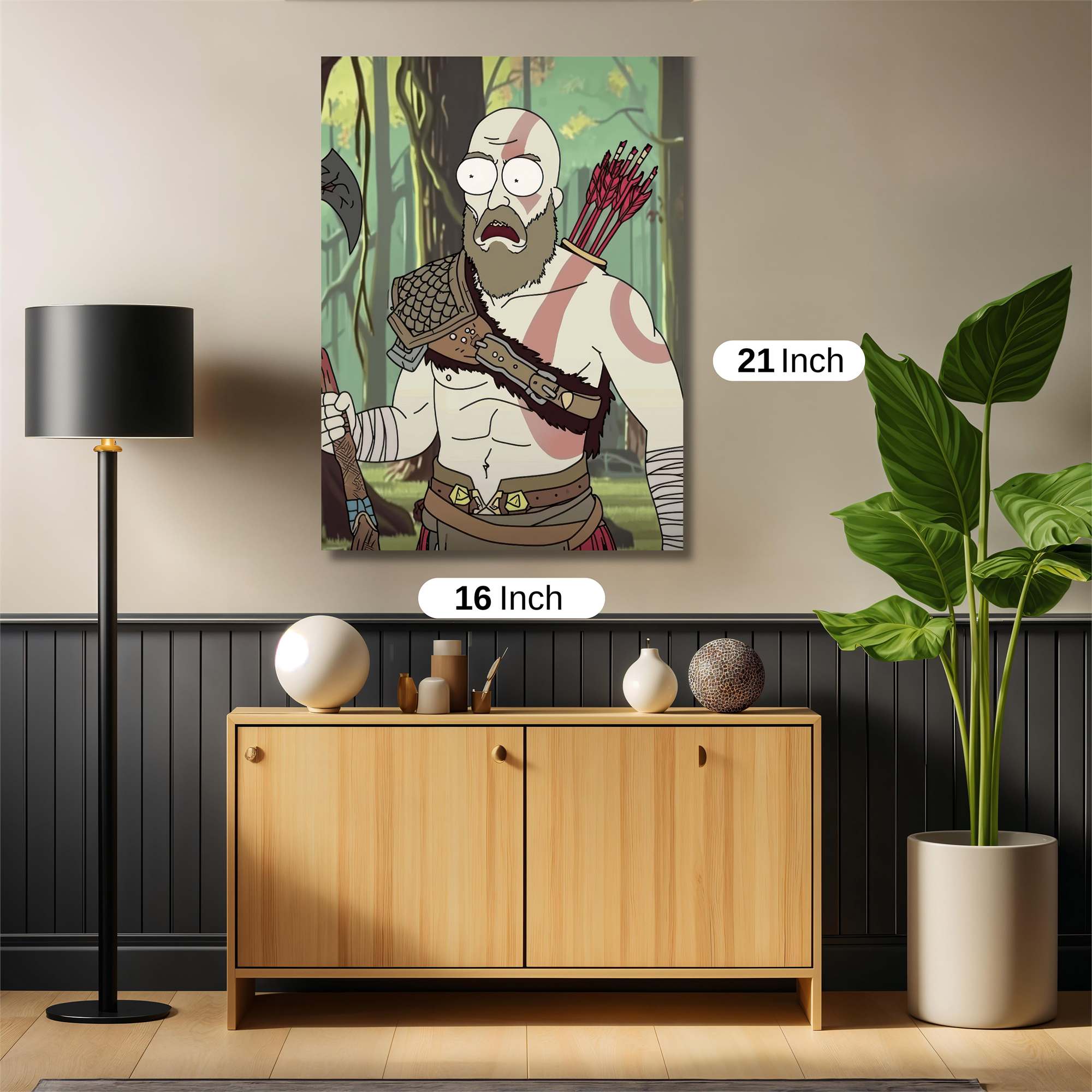 Kratos Surprised Safe Wall Magnetic / M