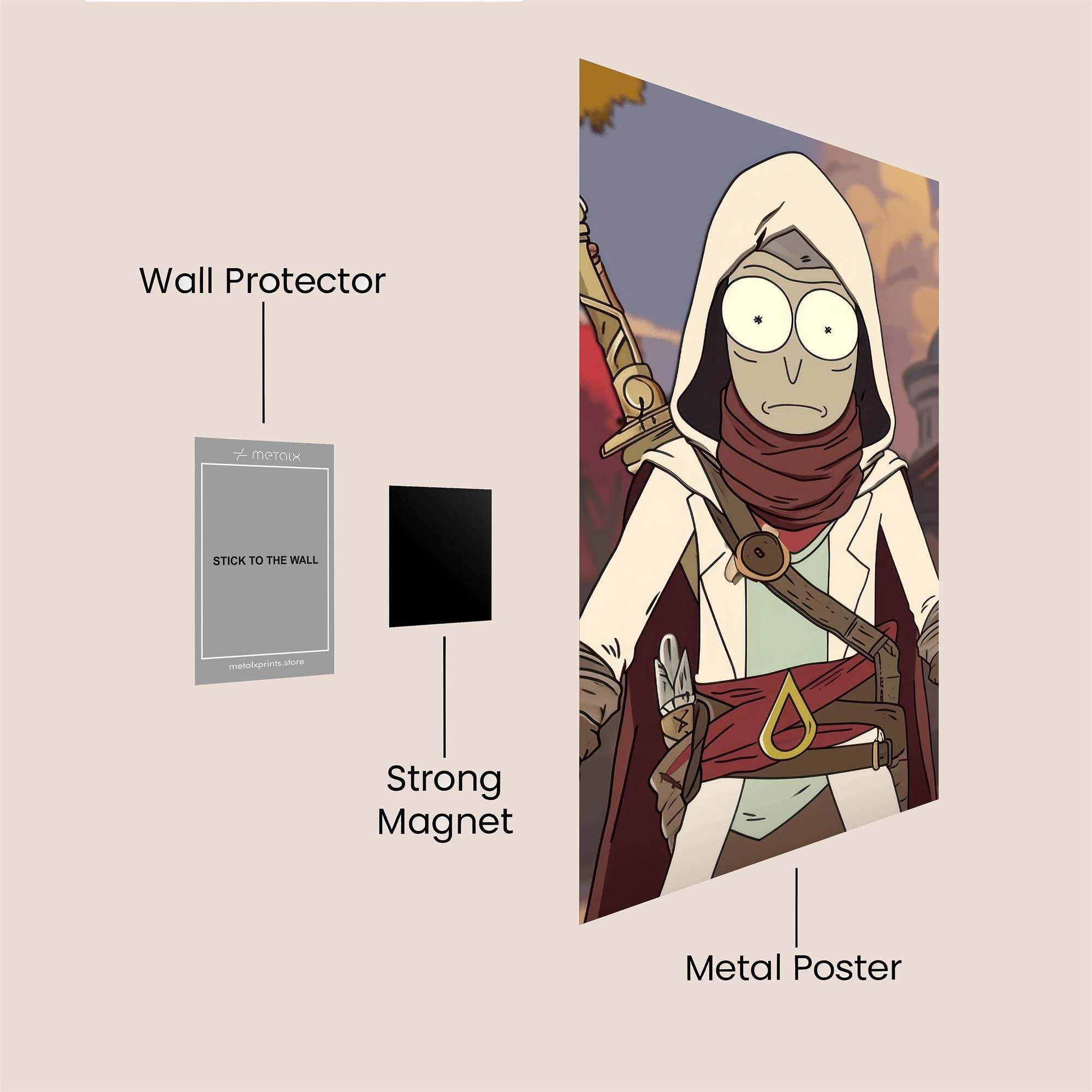 Rick Rogue Safe Wall Magnetic / M
