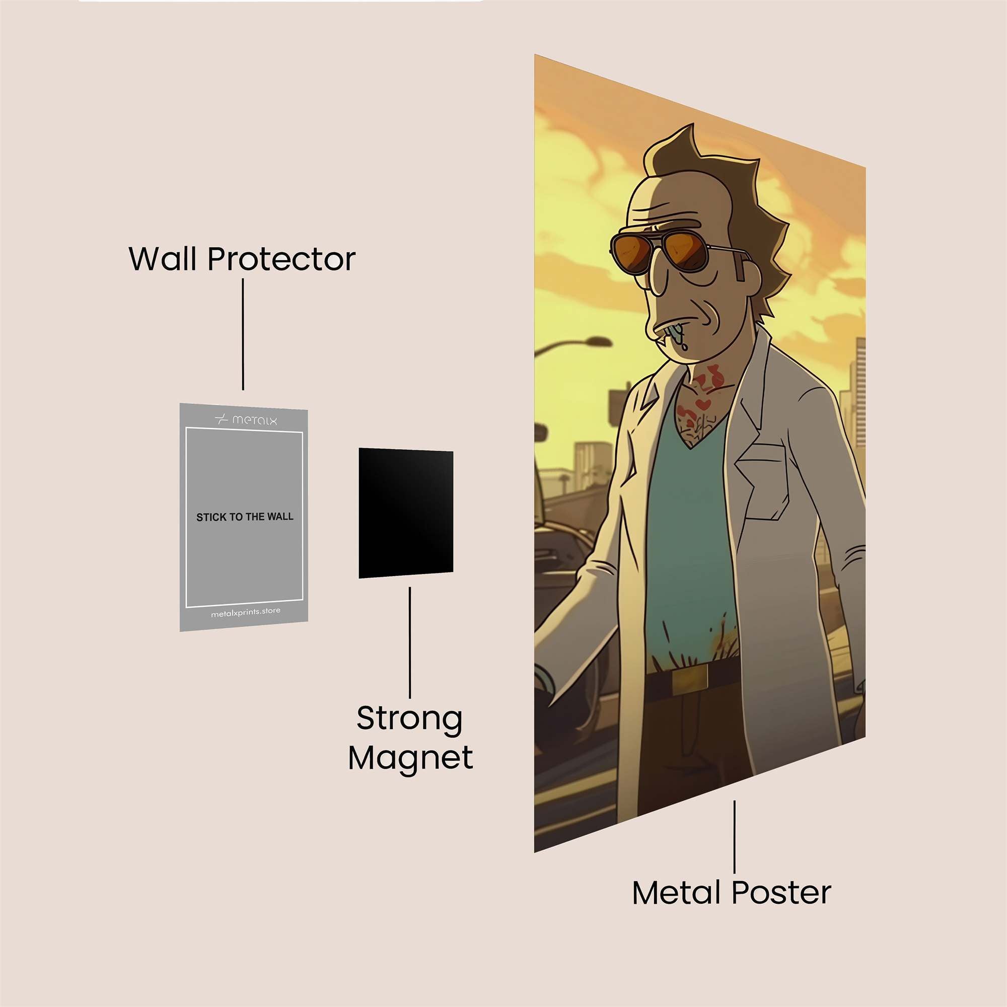 Rick Maverick Safe Wall Magnetic / M