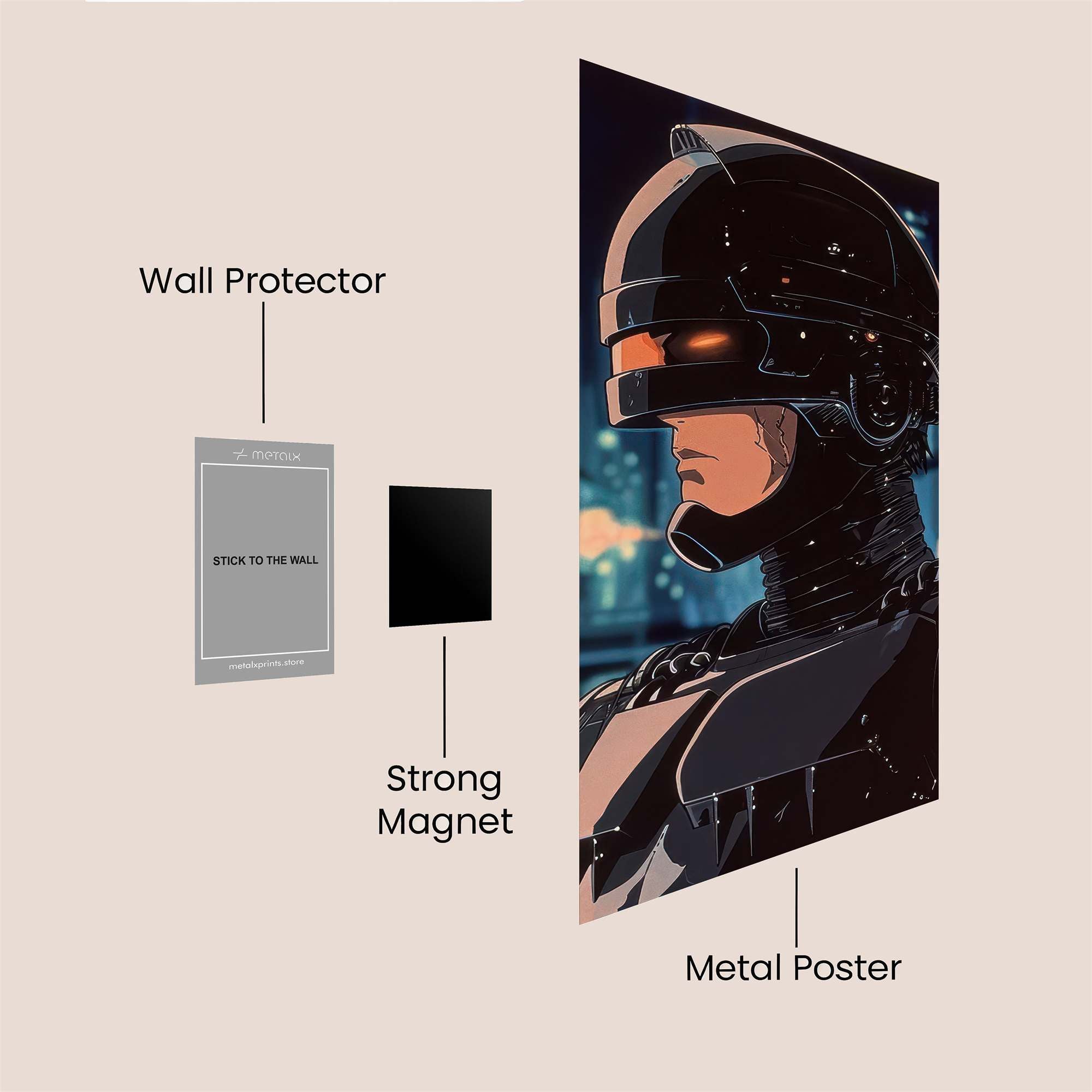 Robo Enigma Safe Wall Magnetic / M
