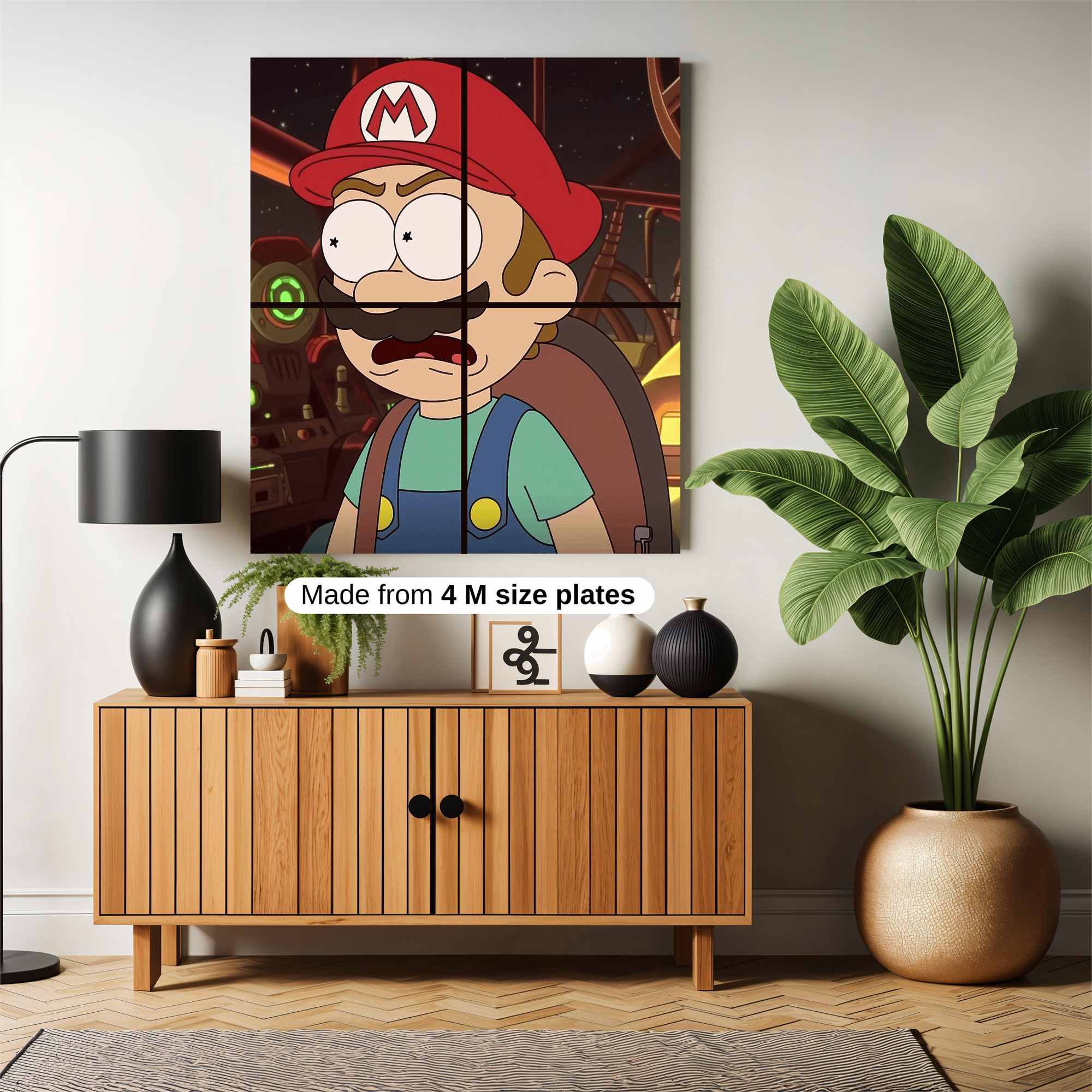 Mario Startled Safe Wall Magnetic / M