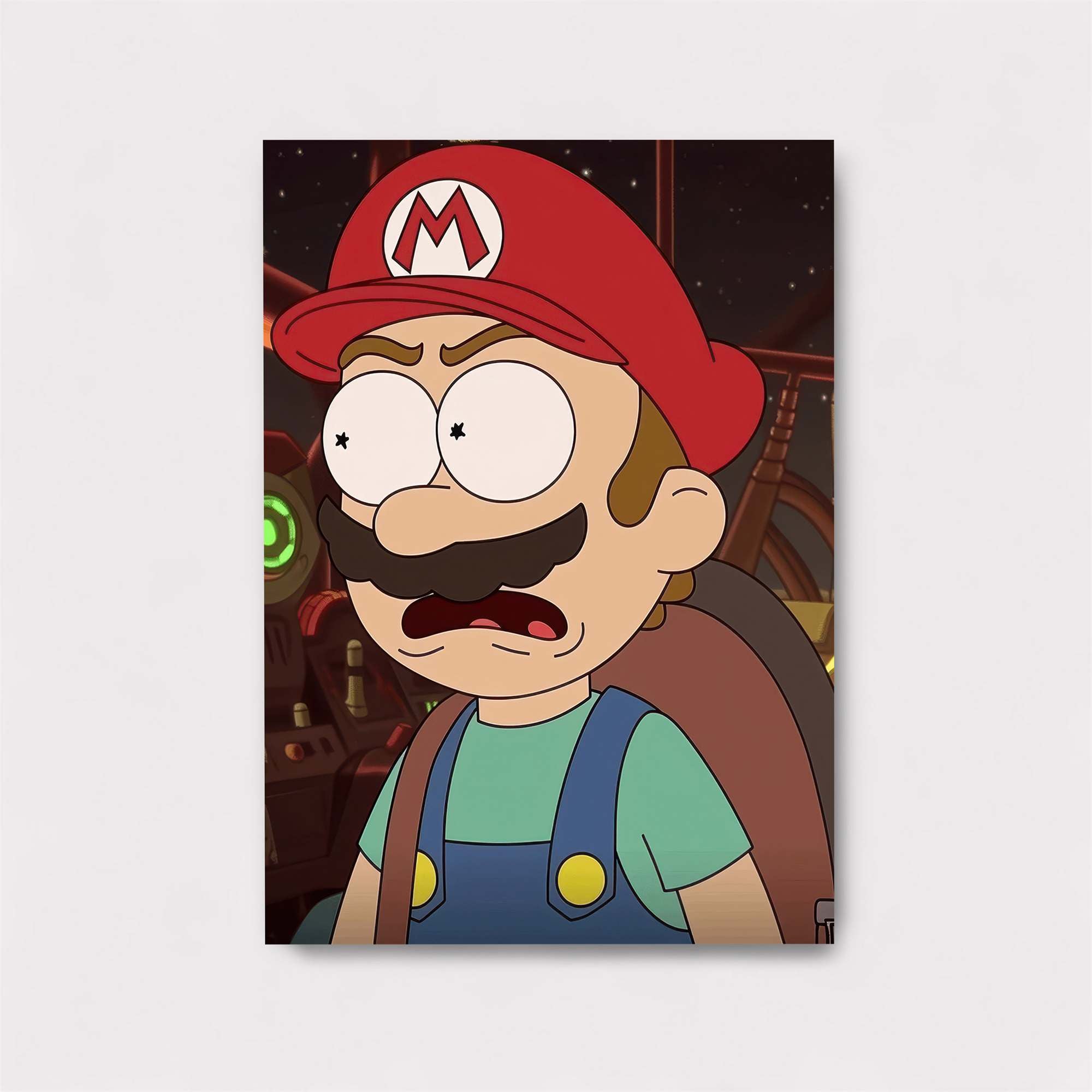 Mario Startled Safe Wall Magnetic / M