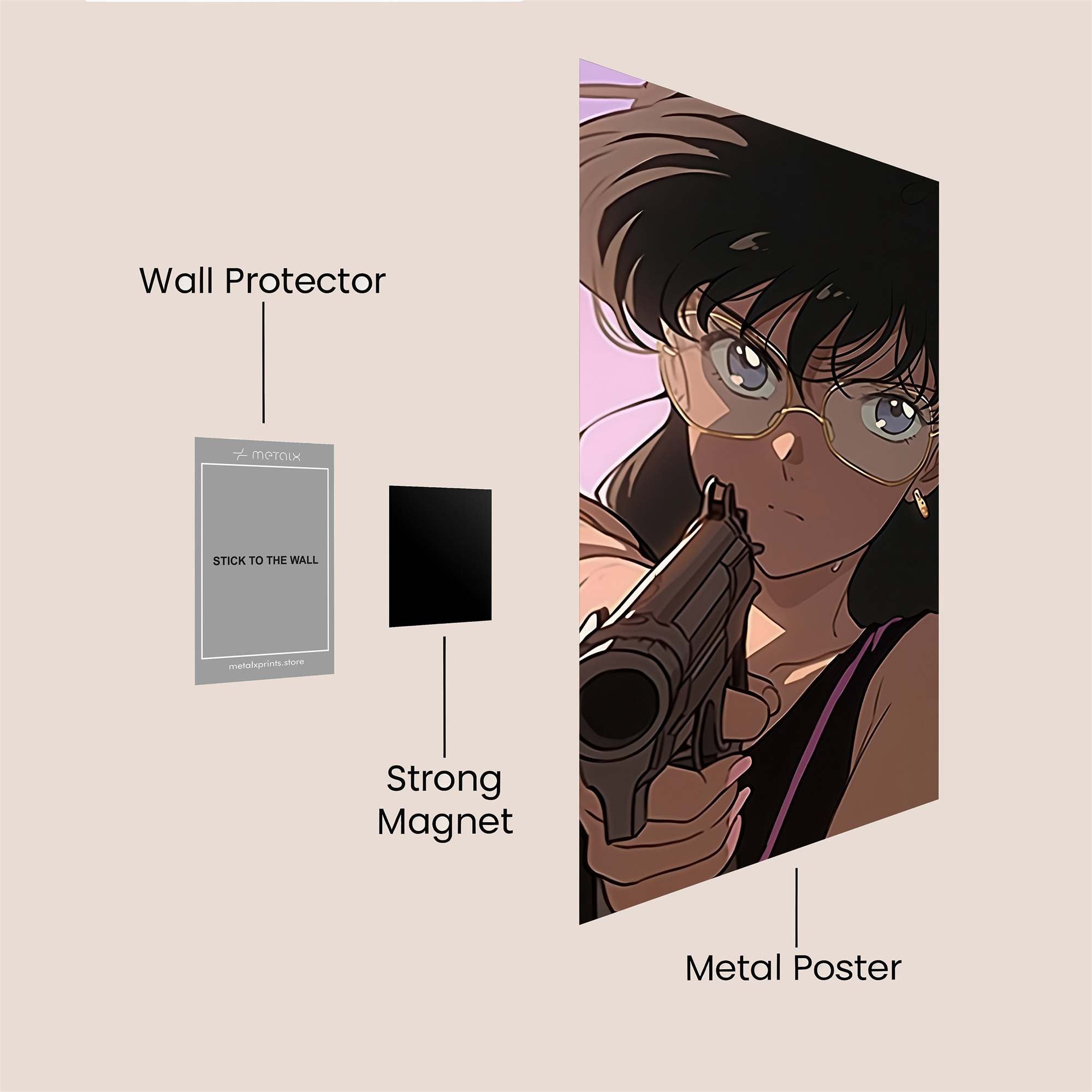 Revolver Resolute Safe Wall Magnetic / M