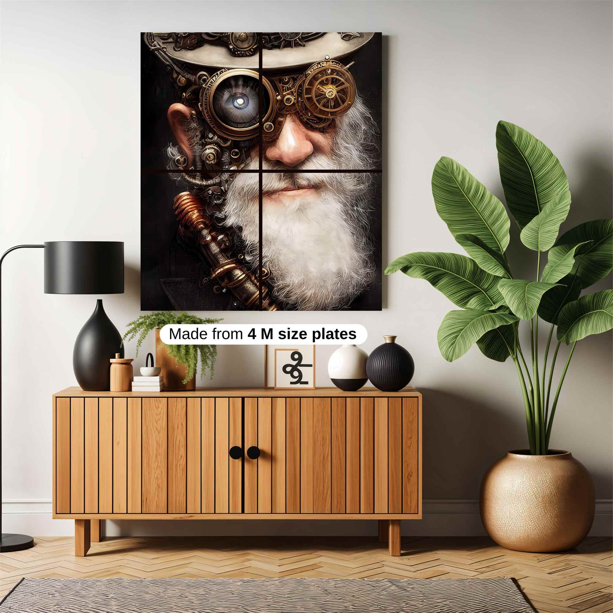 Steampunk Sage Safe Wall Magnetic / M