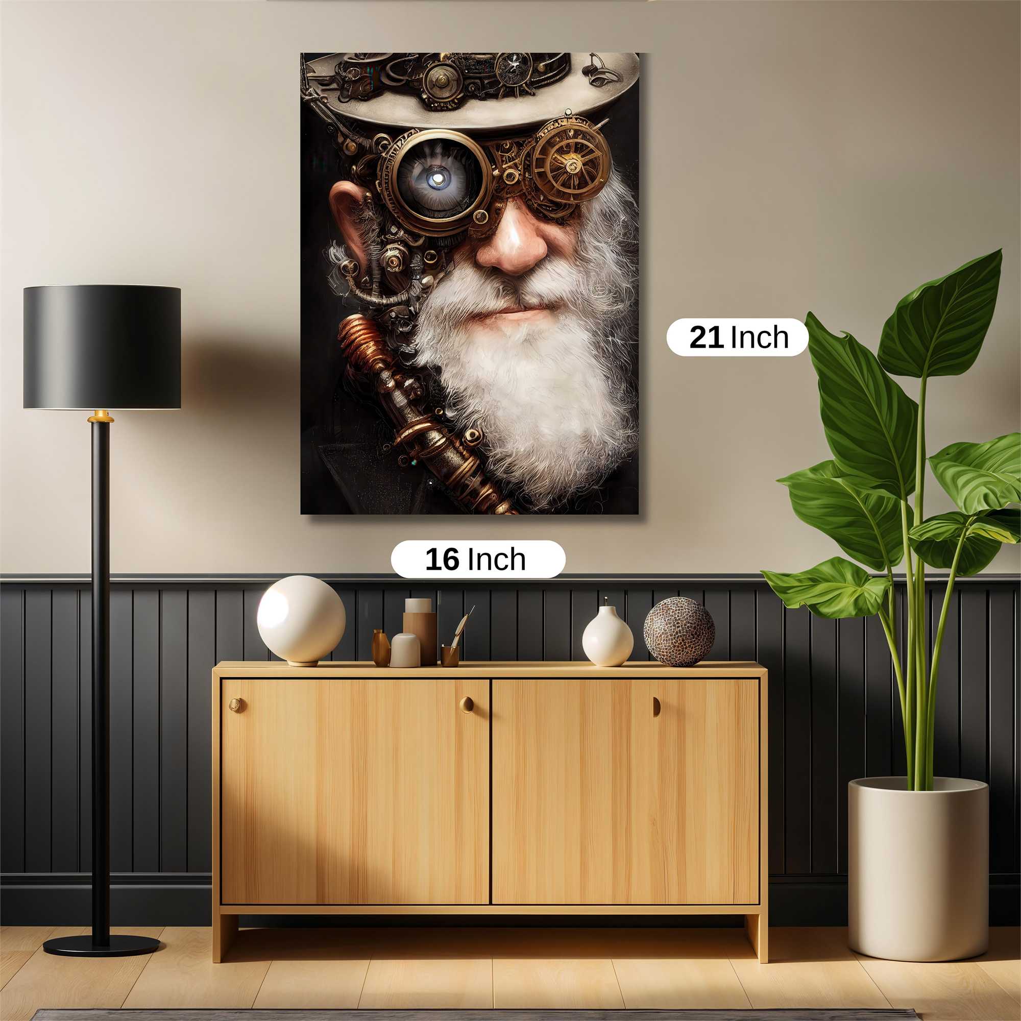Steampunk Sage Safe Wall Magnetic / M