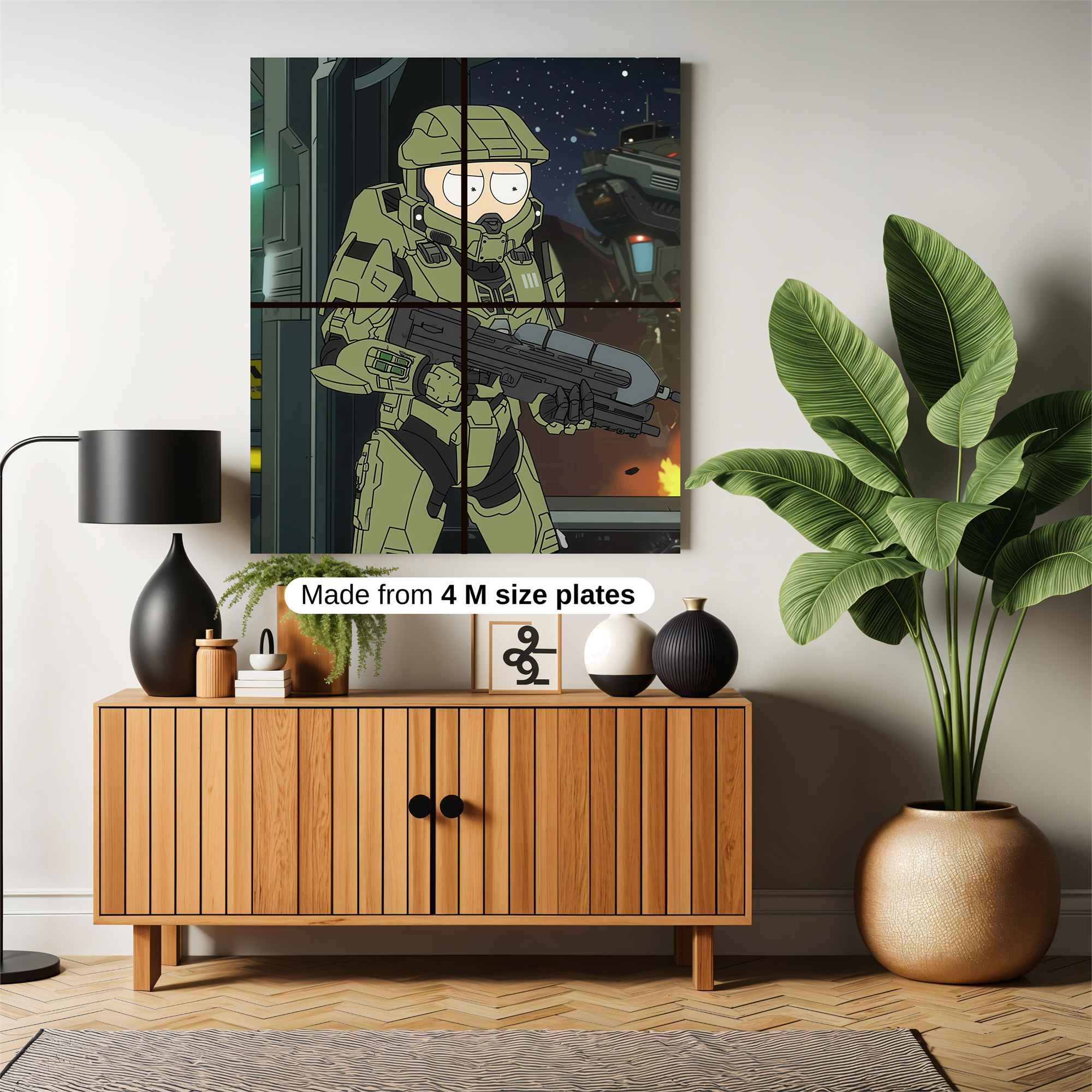 MasterChief Animated Safe Wall Magnetic / M