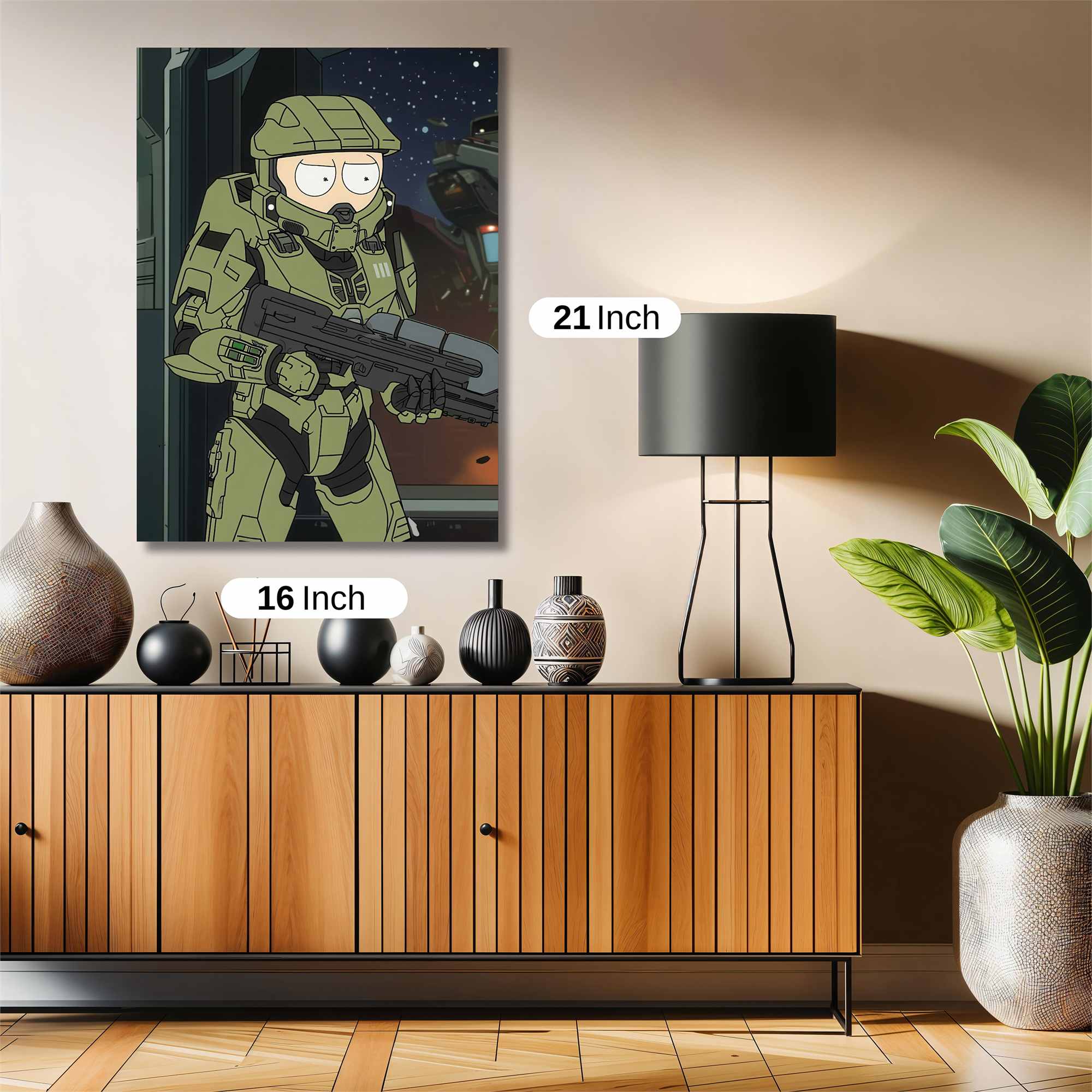 MasterChief Animated Safe Wall Magnetic / M