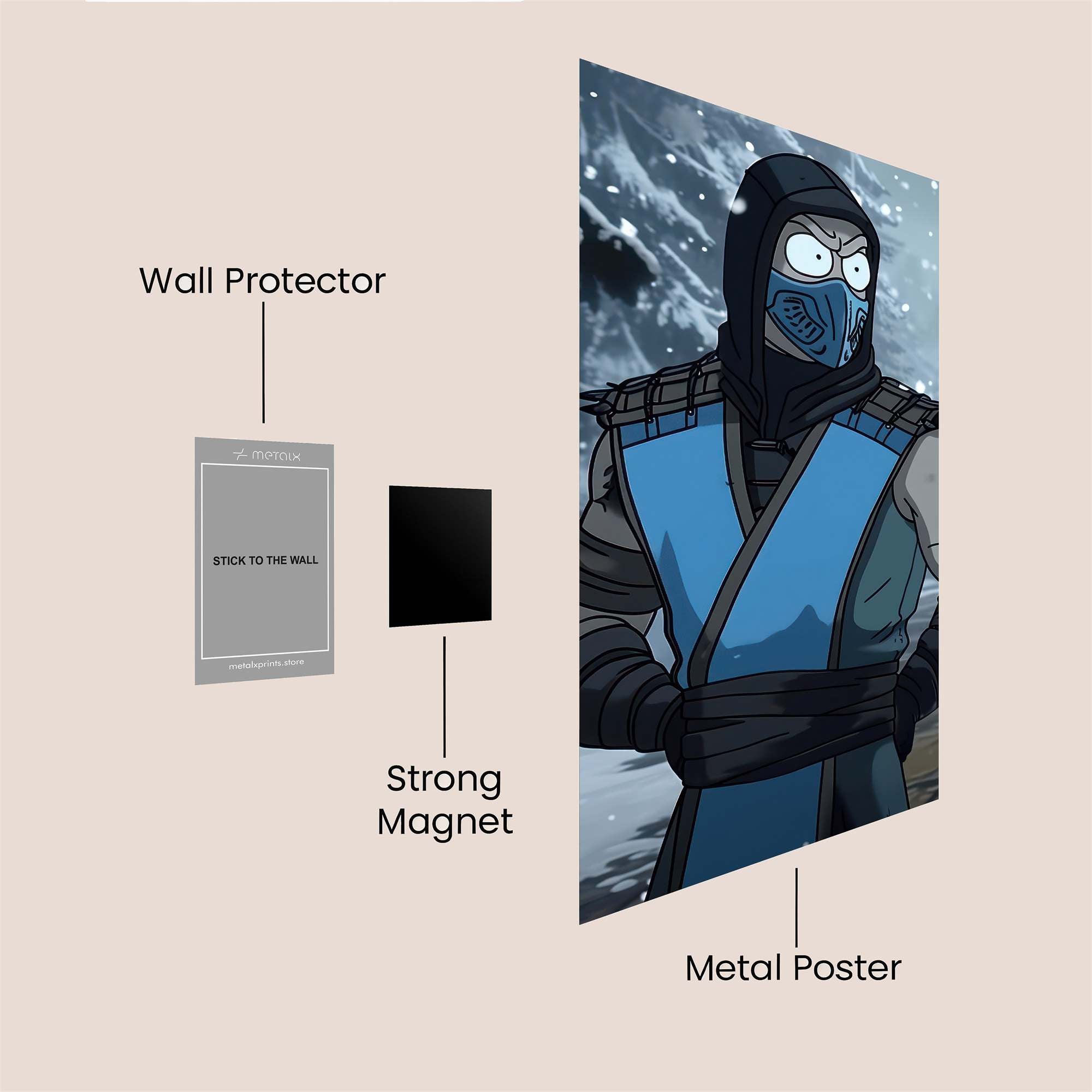 Sub-Zero Frosty Safe Wall Magnetic / M