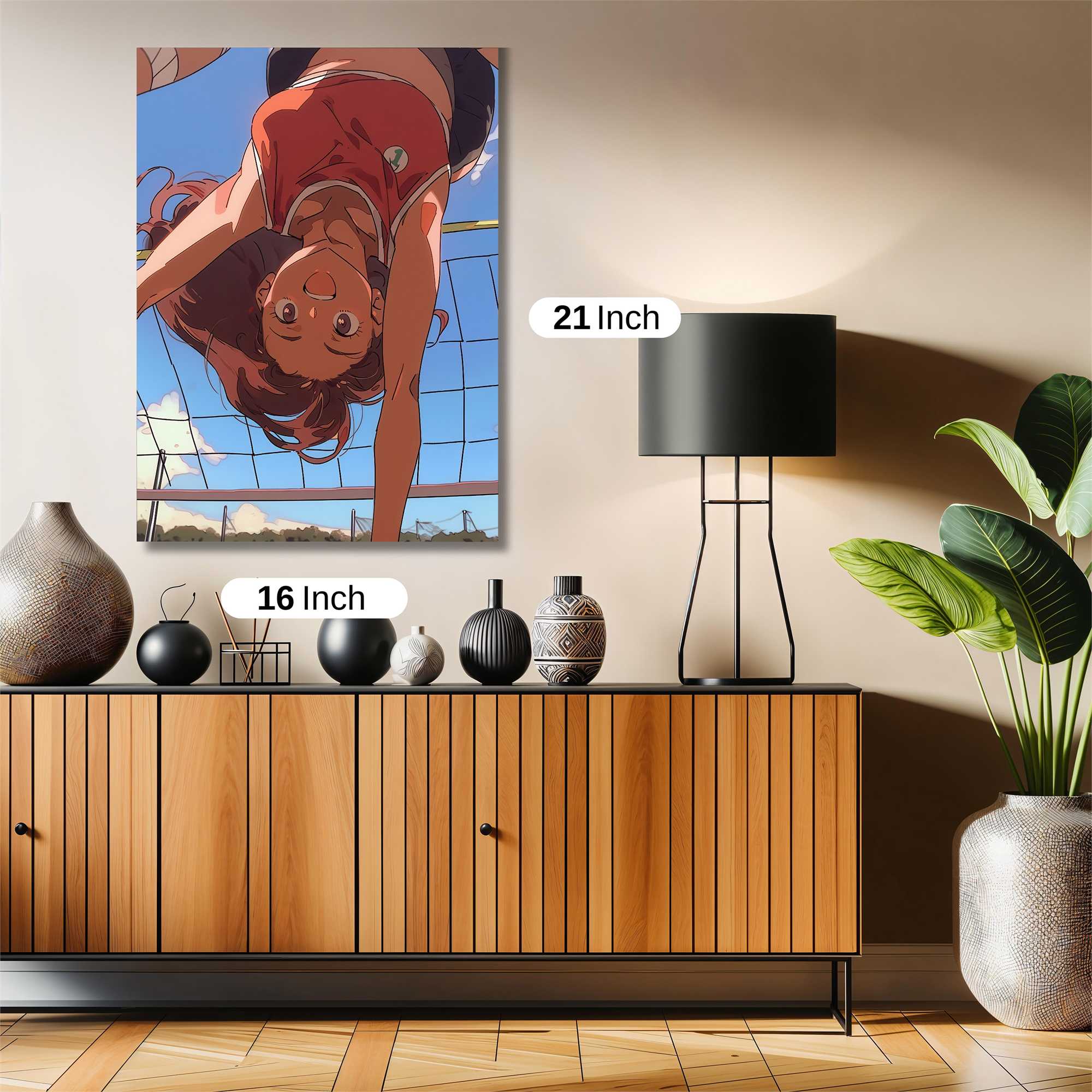 Volleyball Elated Safe Wall Magnetic / M