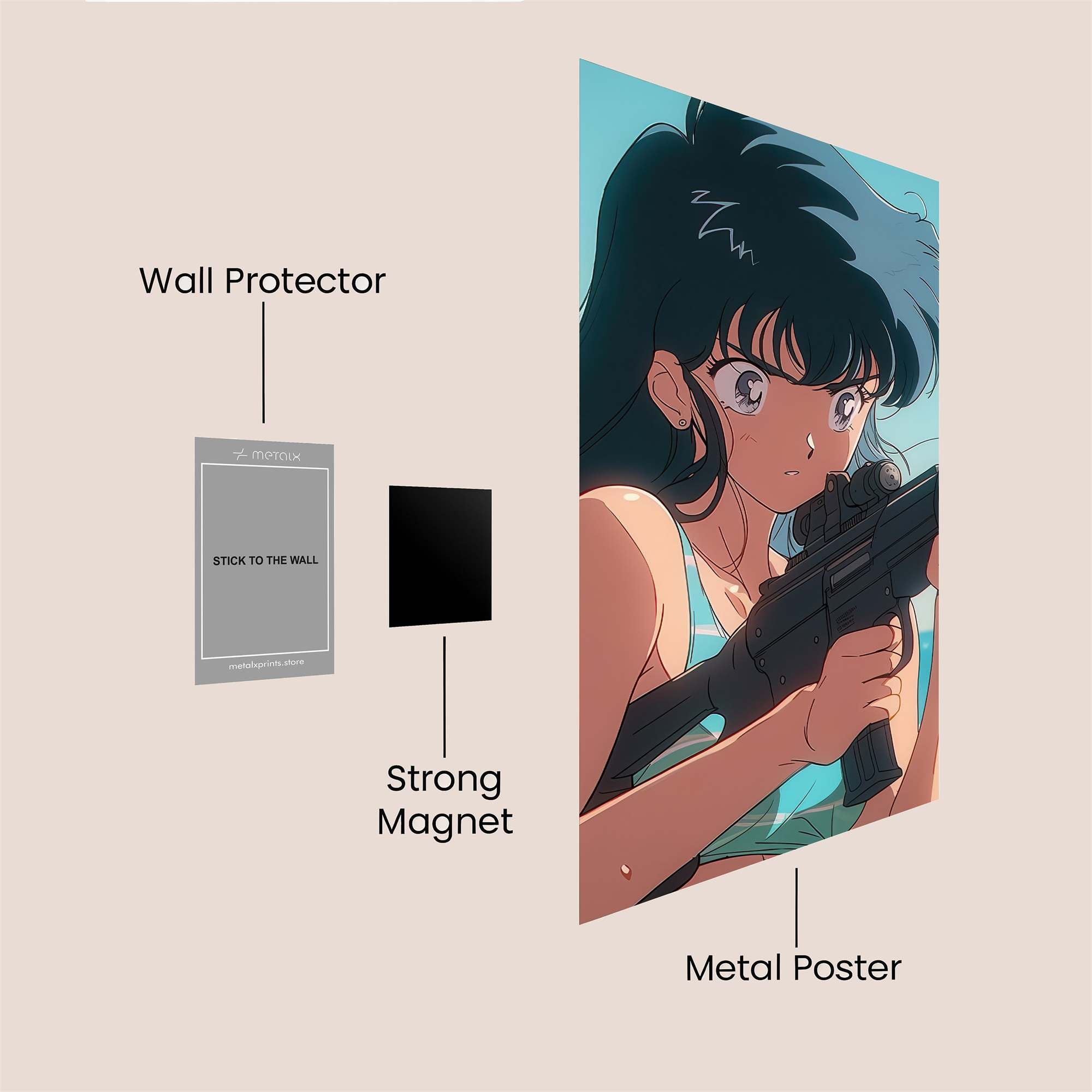 Kaede Fierce Safe Wall Magnetic / M