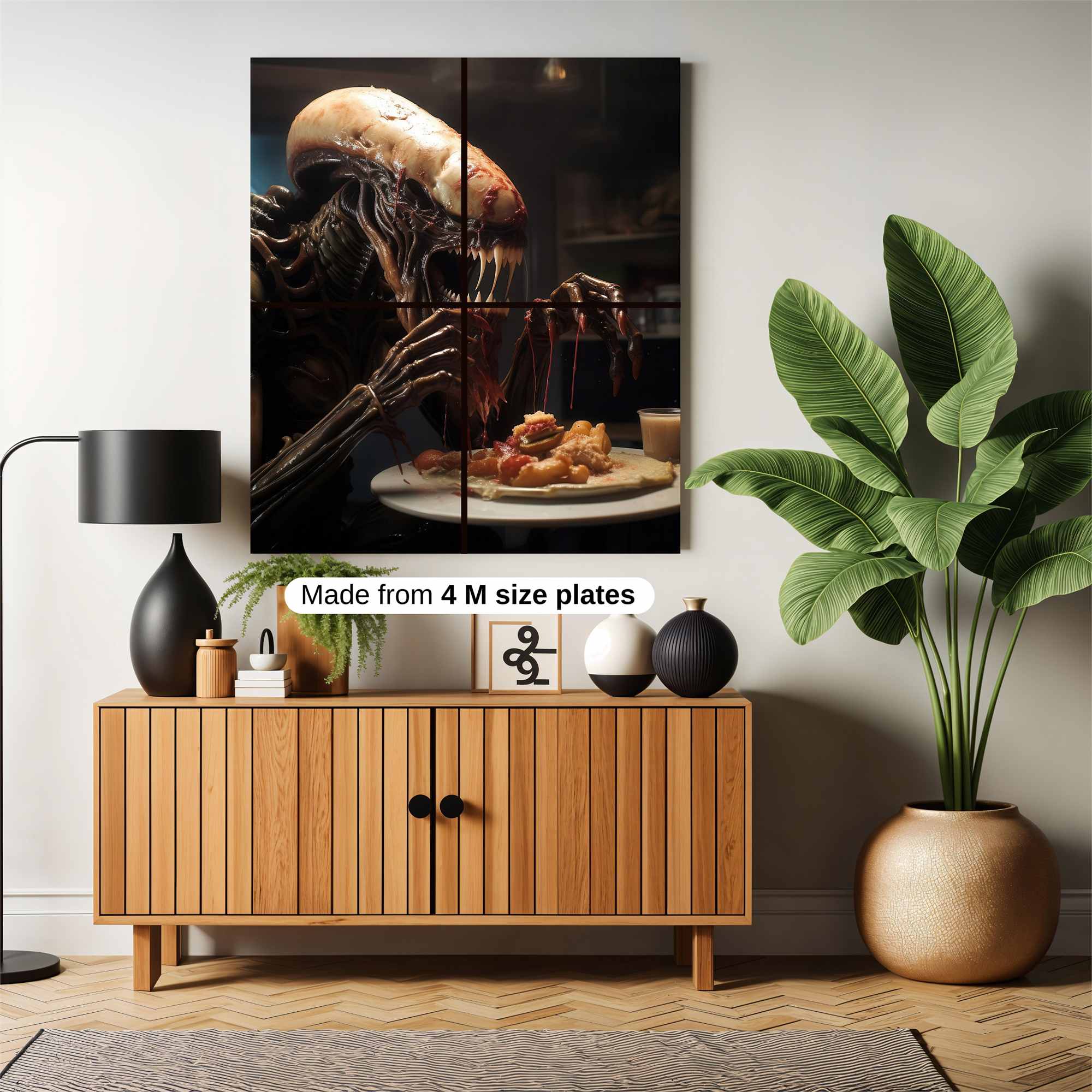 Xenomorph Feasting Safe Wall Magnetic / M