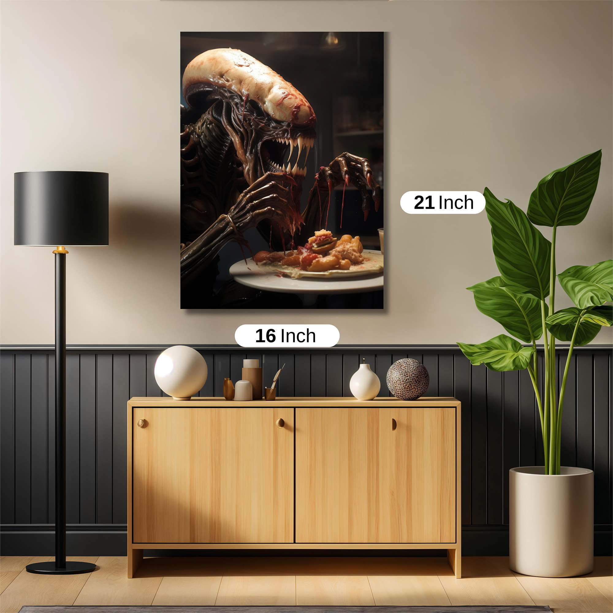Xenomorph Feasting Safe Wall Magnetic / M