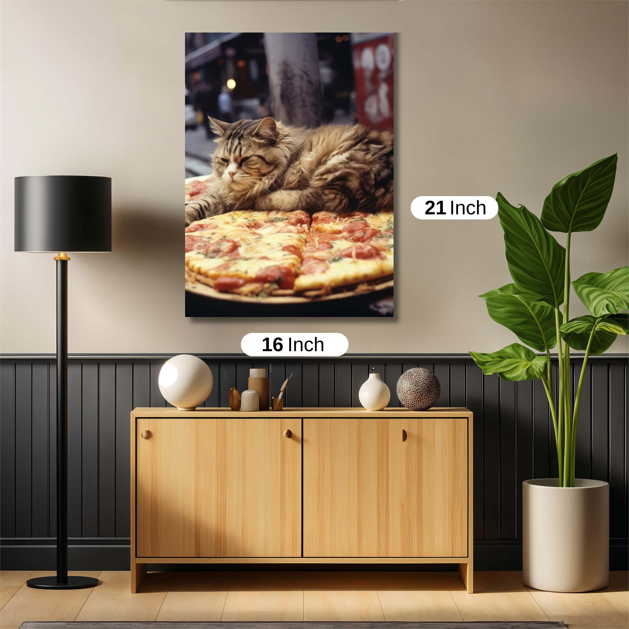 Pizza Bliss Safe Wall Magnetic / M