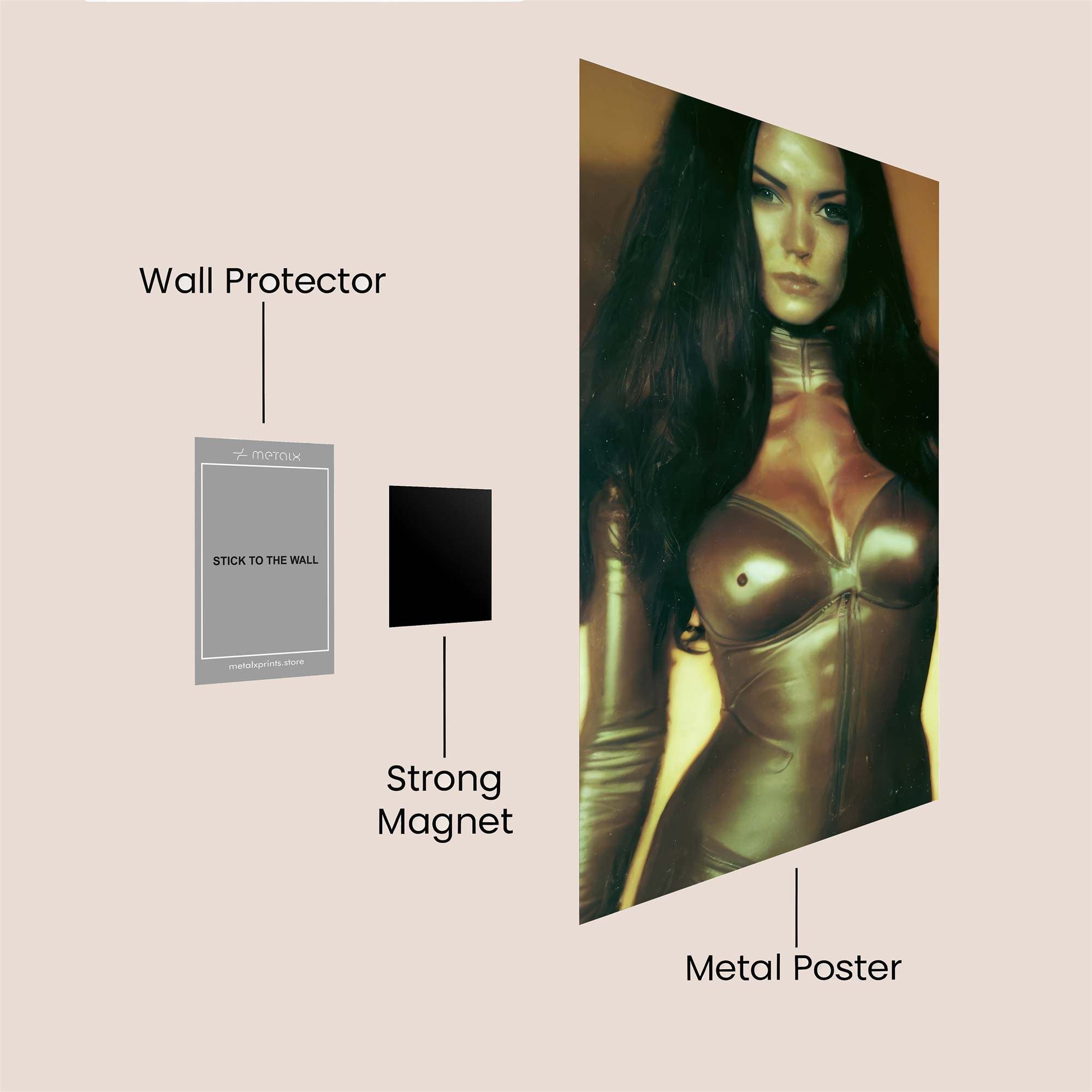 Jessica Enigmatic Safe Wall Magnetic / M