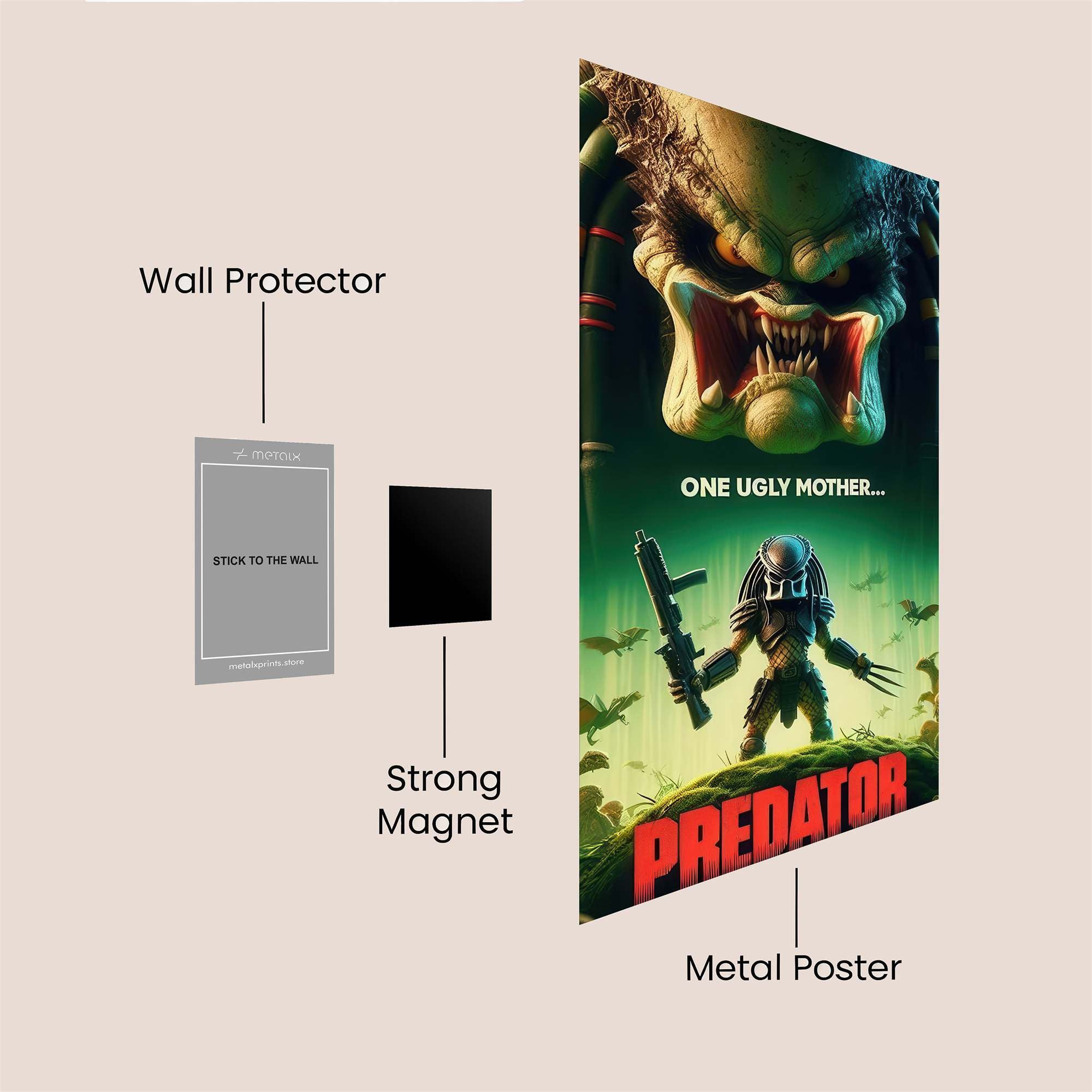 Predator Unleashed Safe Wall Magnetic / M