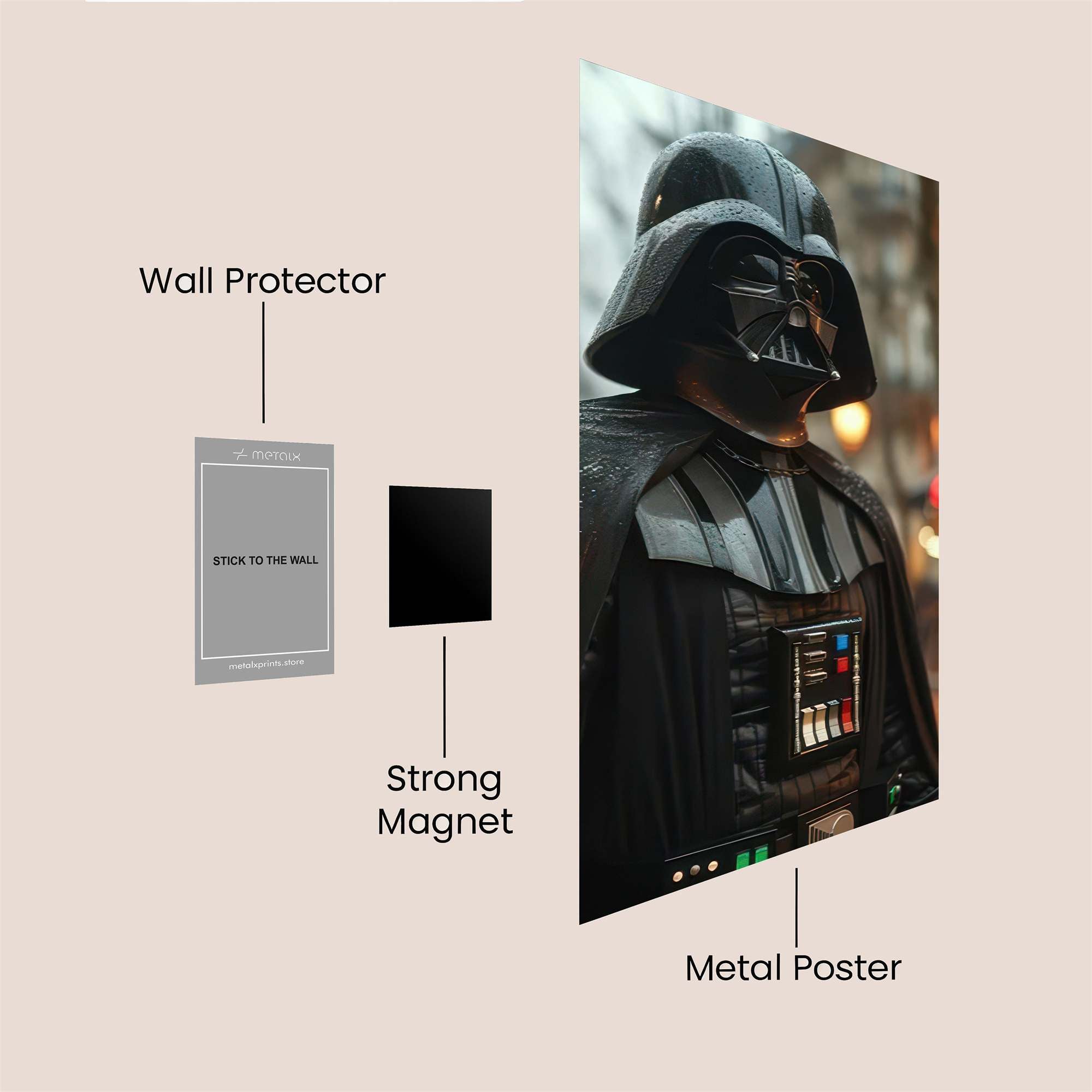 Vader Romantic Safe Wall Magnetic / M