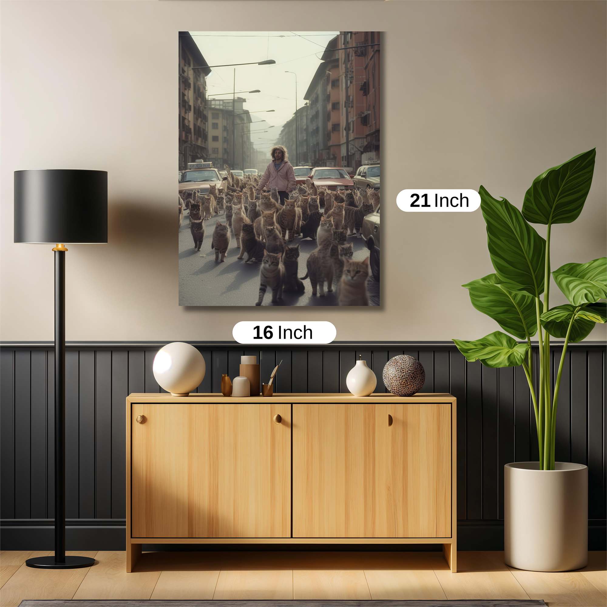 Cat Chaos Safe Wall Magnetic / M