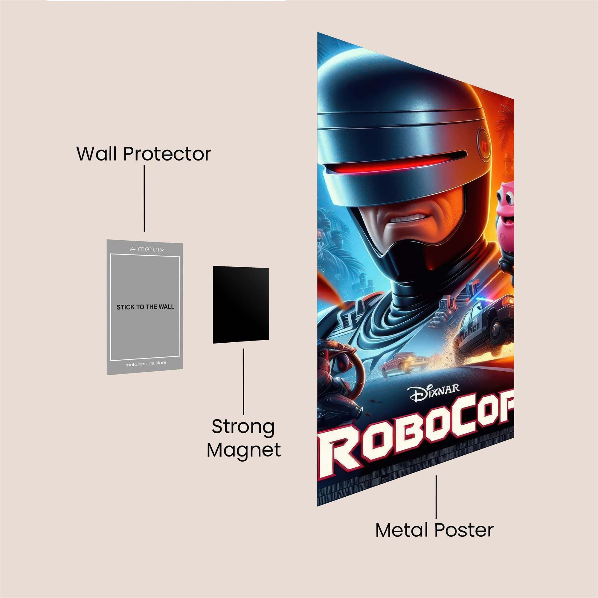 RoboCop Radiant Safe Wall Magnetic / M