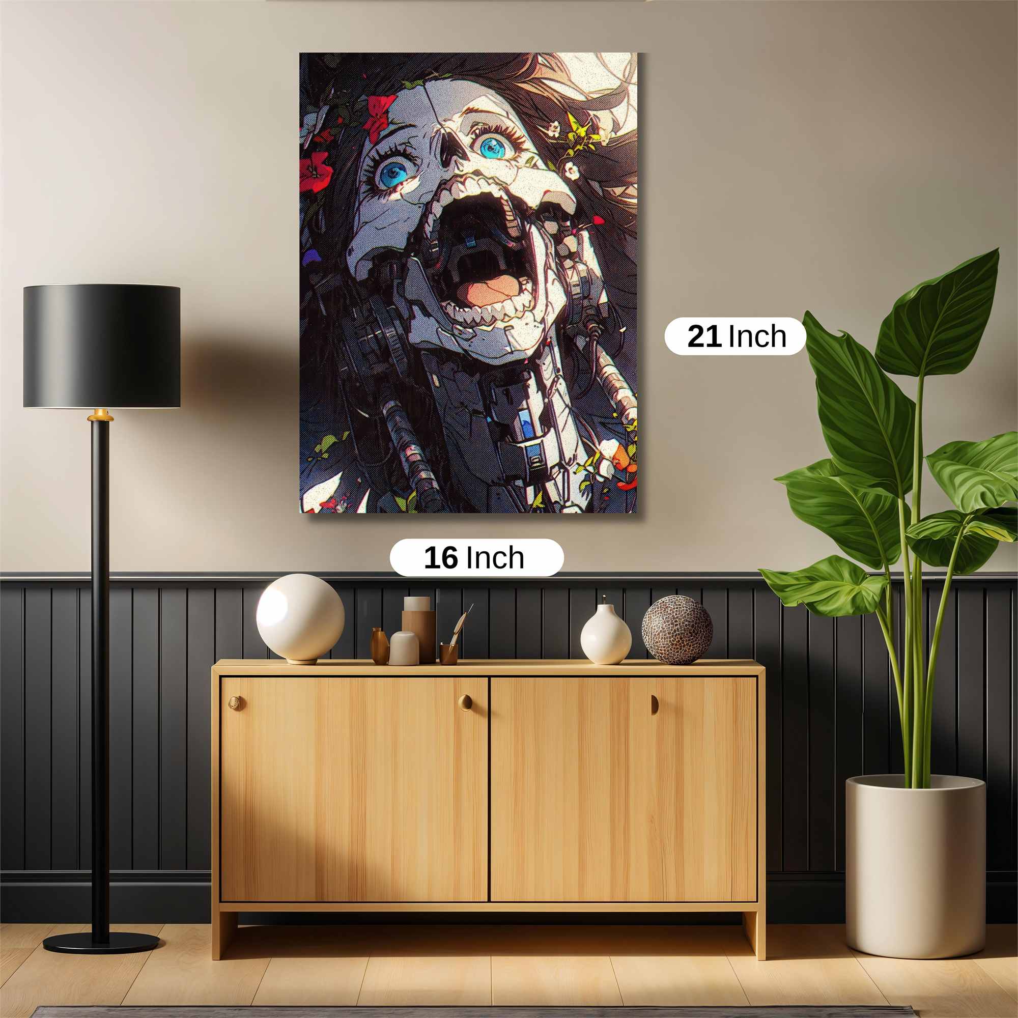 Skull Ecstasy Safe Wall Magnetic / M
