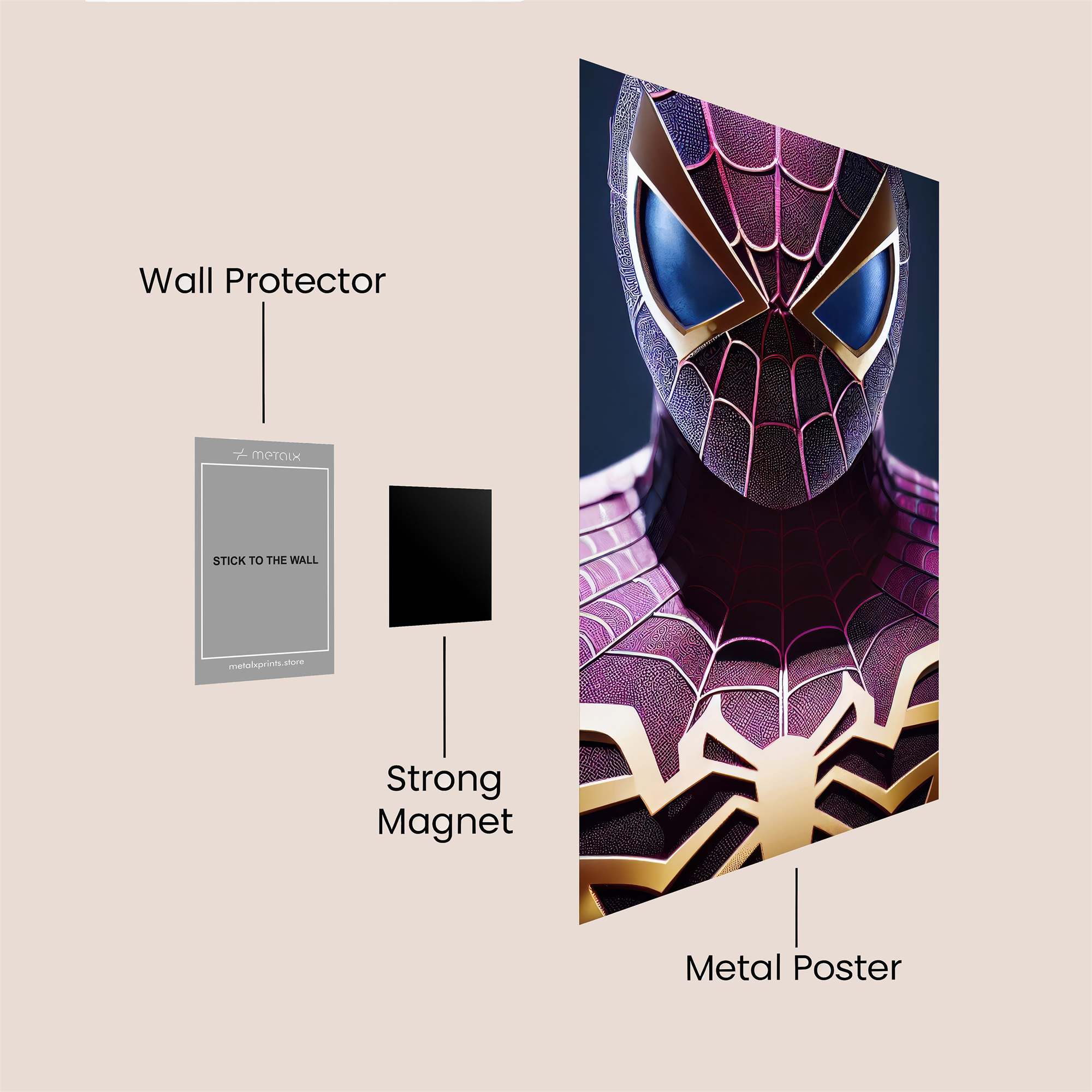 Spider Regal Safe Wall Magnetic / M