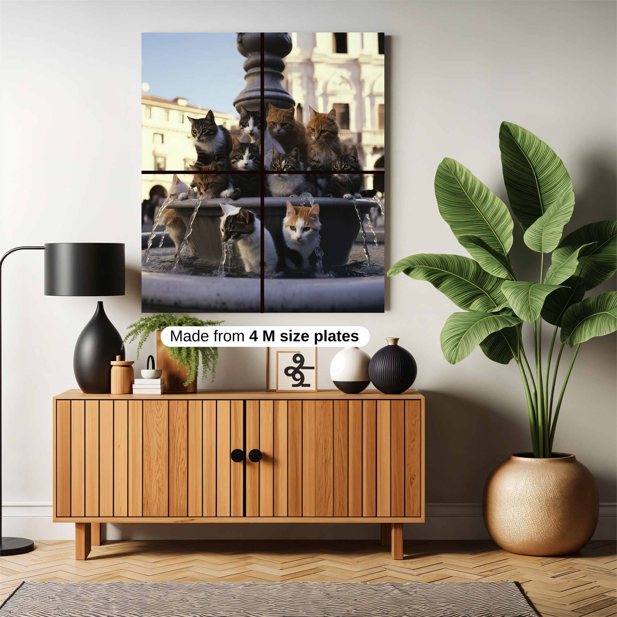 Feline Fiesta Safe Wall Magnetic / M