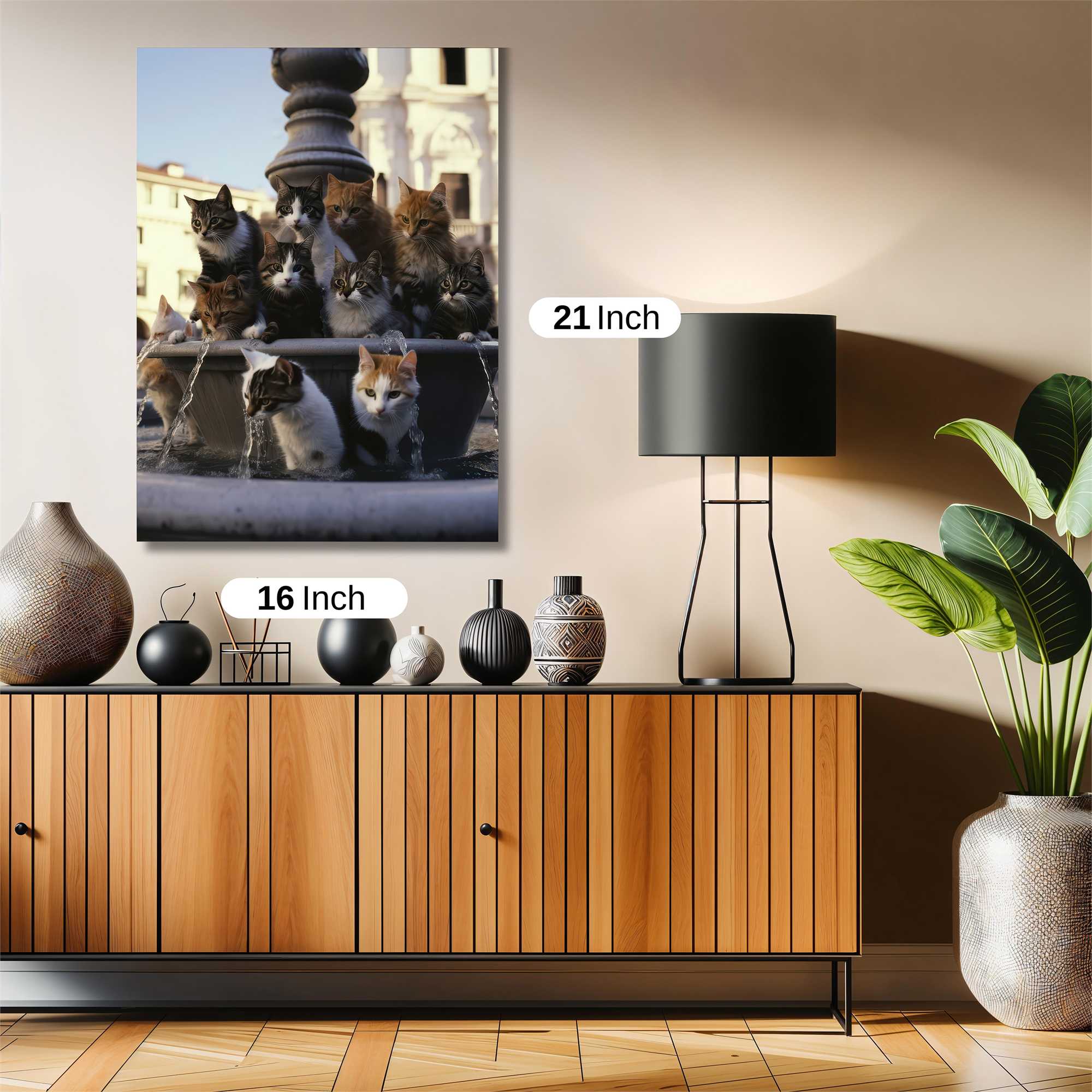 Feline Fiesta Safe Wall Magnetic / M