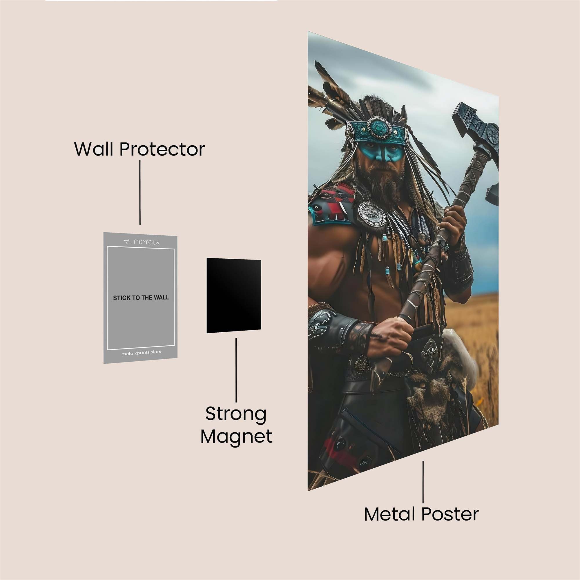 Warrior Valor Safe Wall Magnetic / M