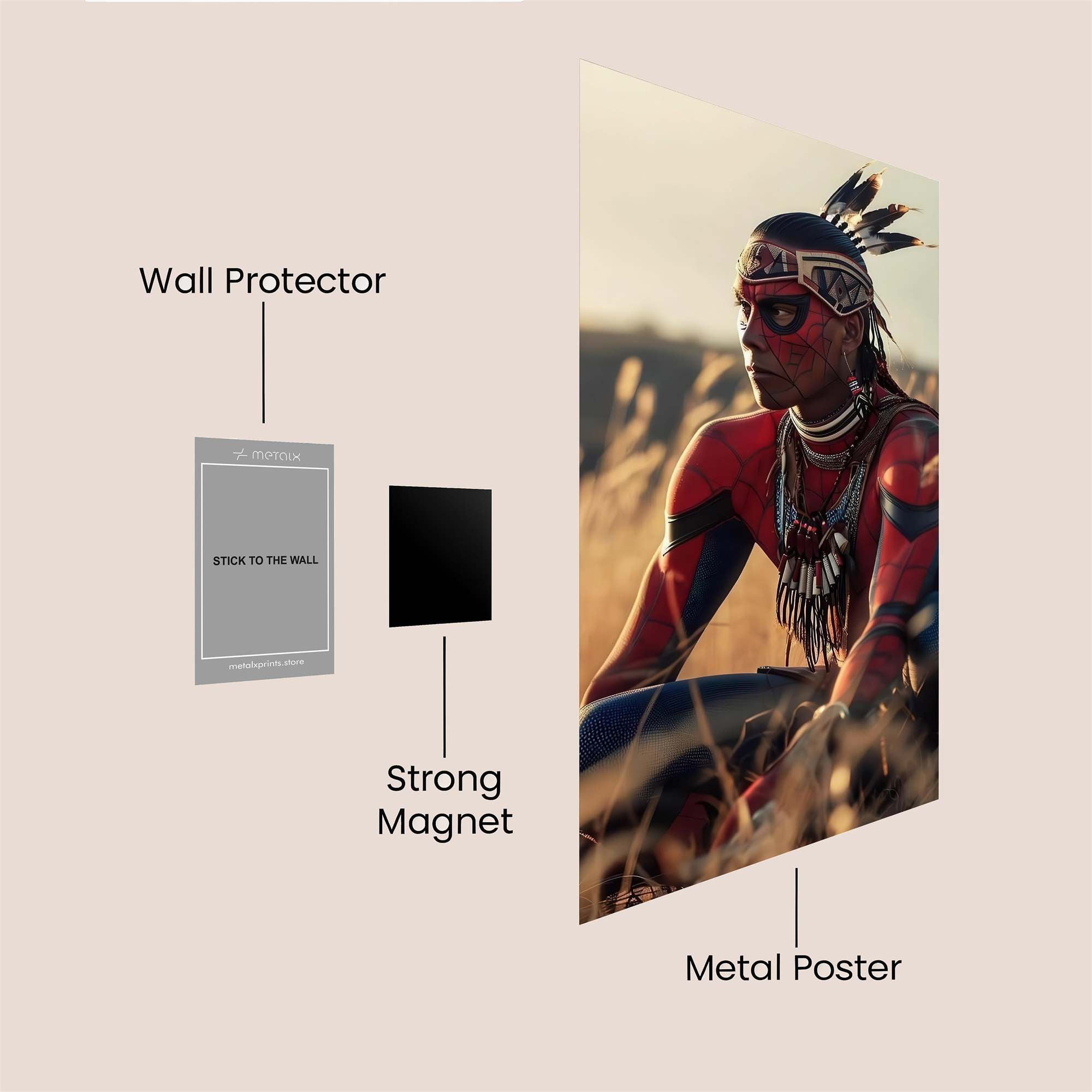 Spiderchief Serenity Safe Wall Magnetic / M