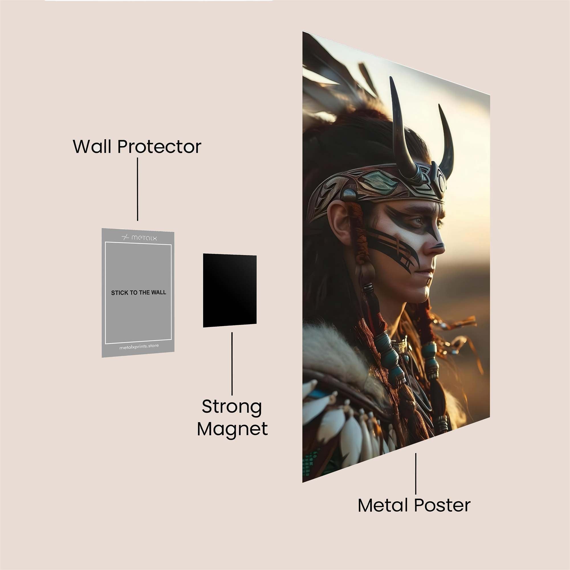 Warrior Serene Safe Wall Magnetic / M