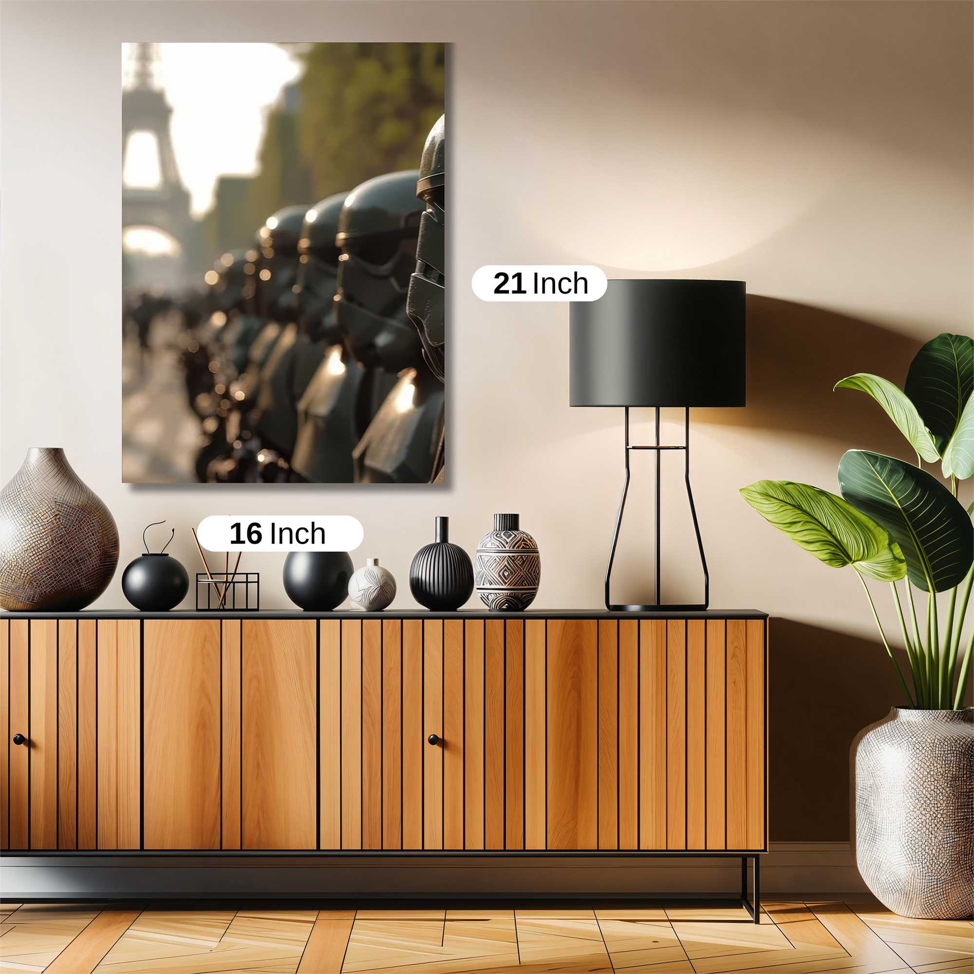 Paris Invasion Safe Wall Magnetic / M