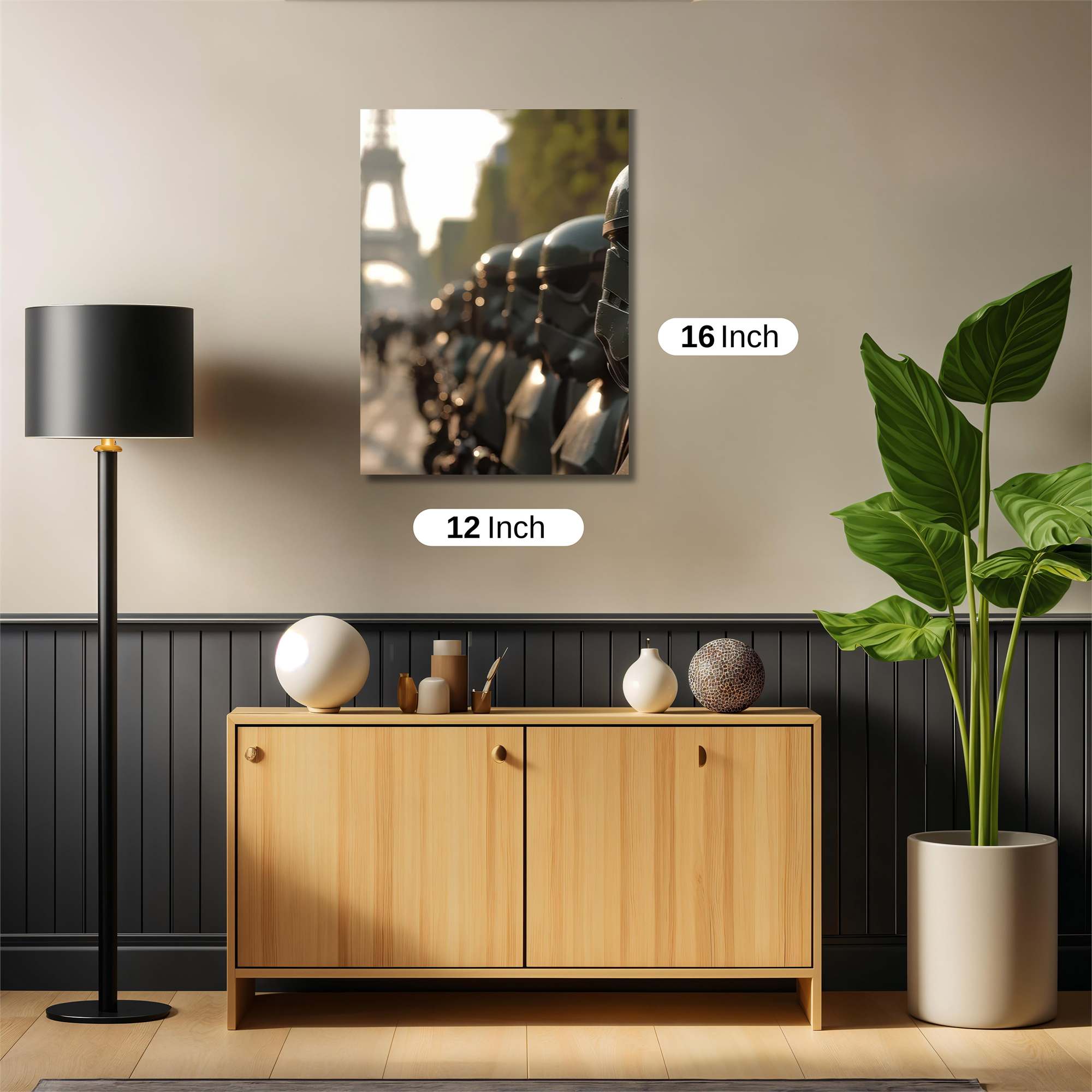 Paris Invasion Safe Wall Magnetic / M