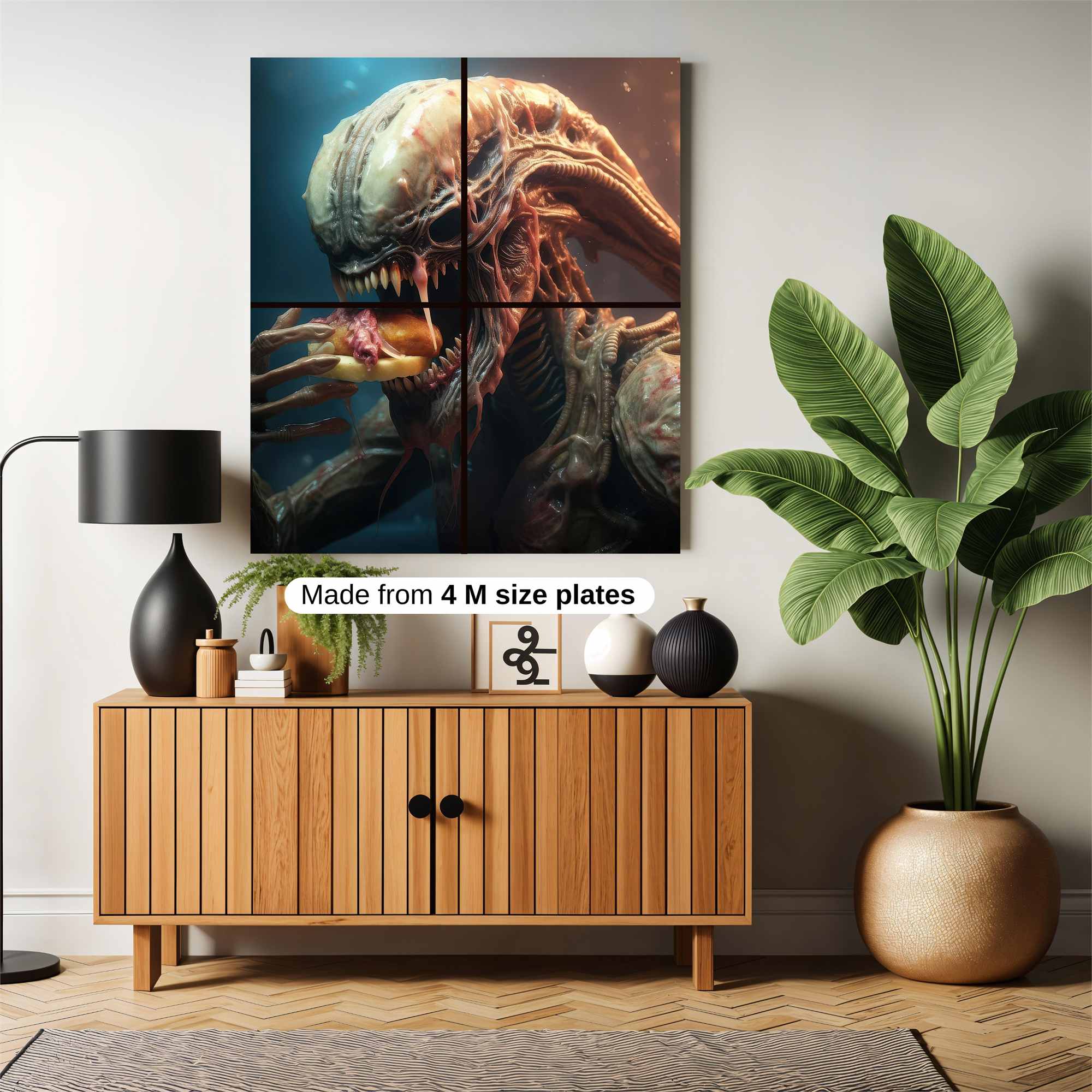 Xenomorph Feast Safe Wall Magnetic / M