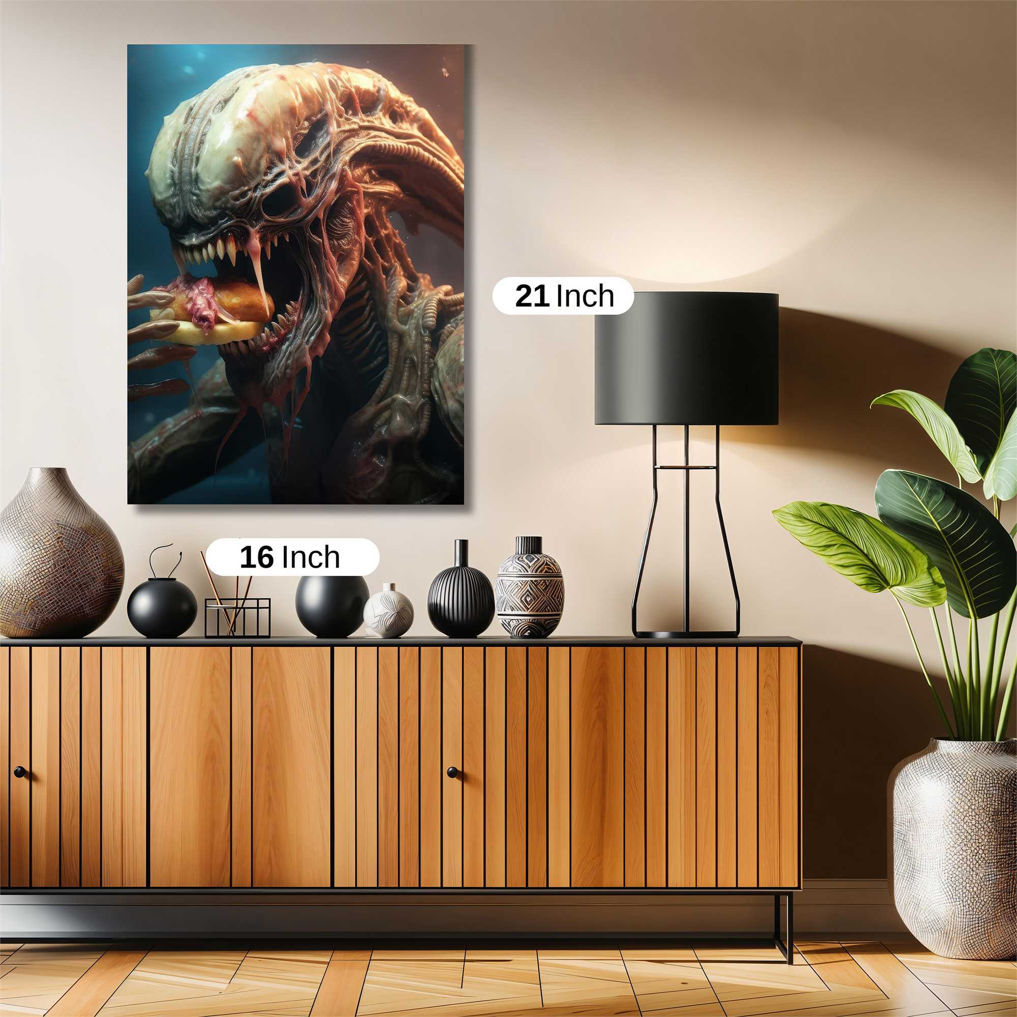 Xenomorph Feast Safe Wall Magnetic / M