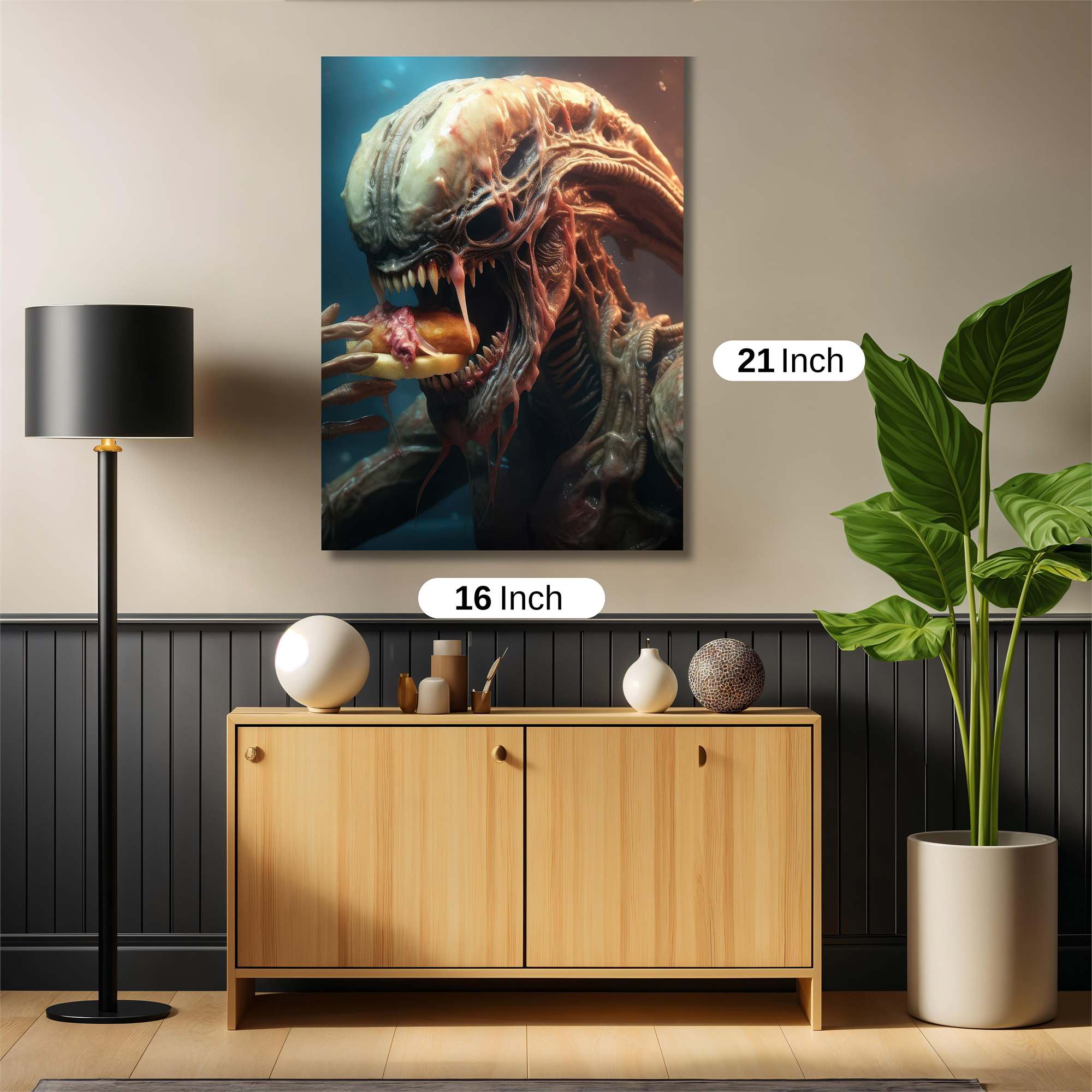 Xenomorph Feast Safe Wall Magnetic / M