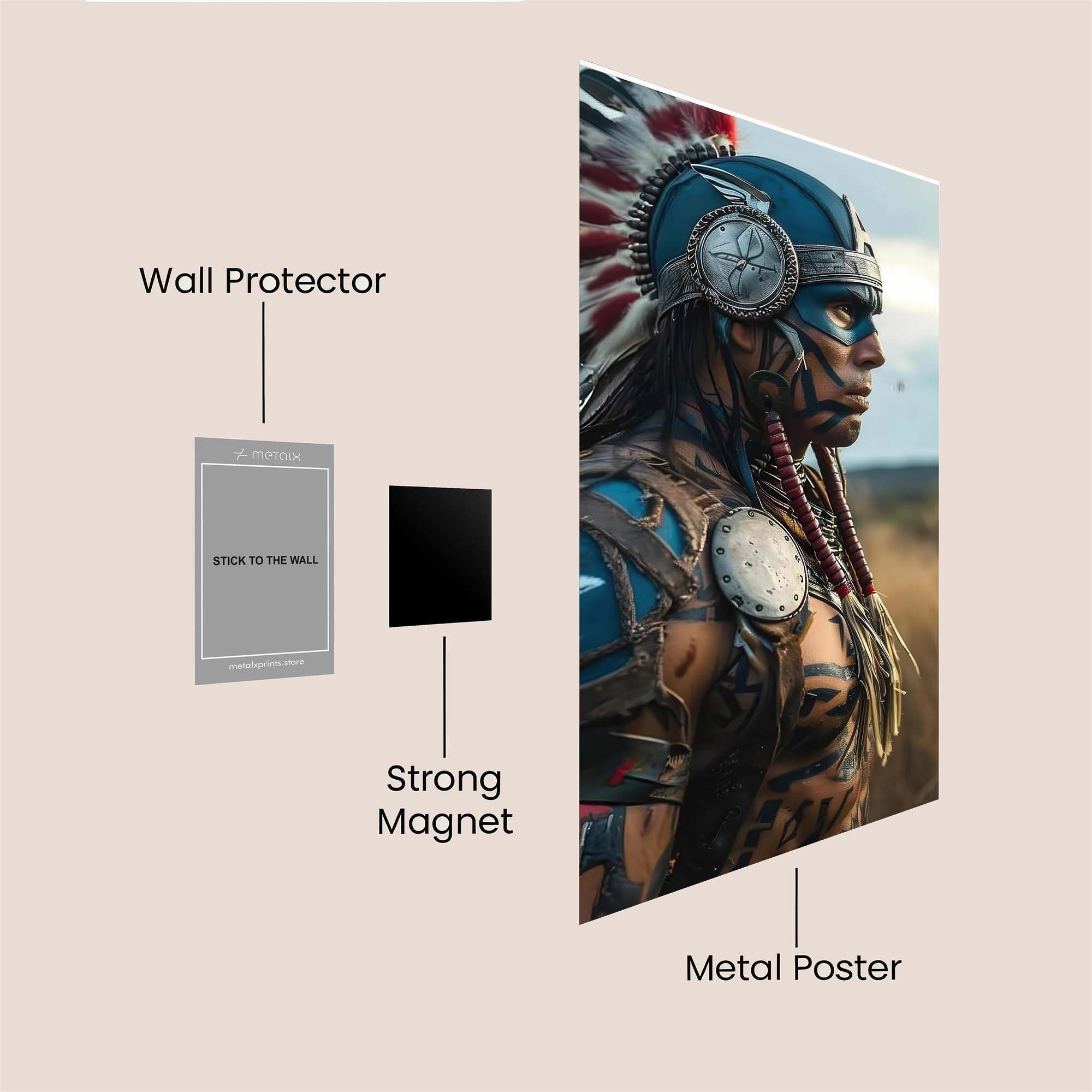Warrior Serenity Safe Wall Magnetic / M