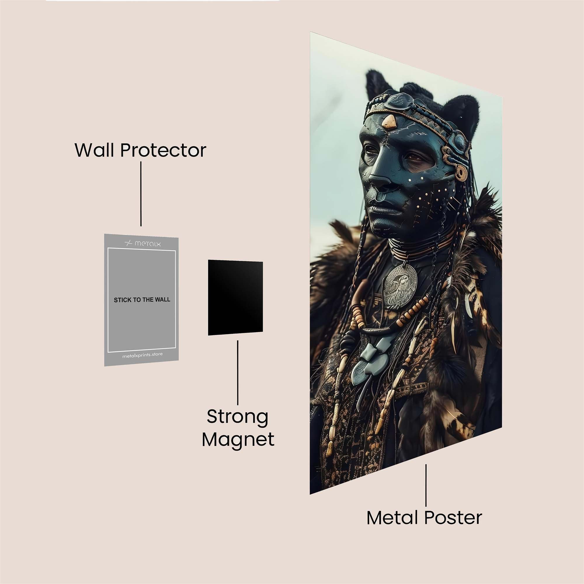 Warrior Enigma Safe Wall Magnetic / M