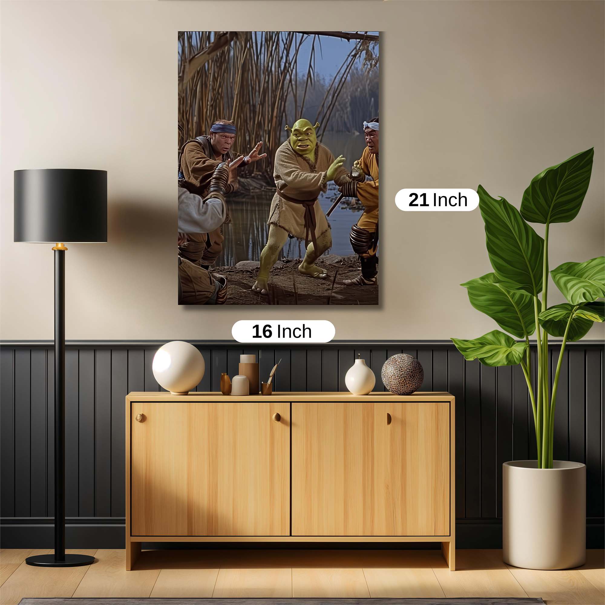 Shrek Warrior Safe Wall Magnetic / M