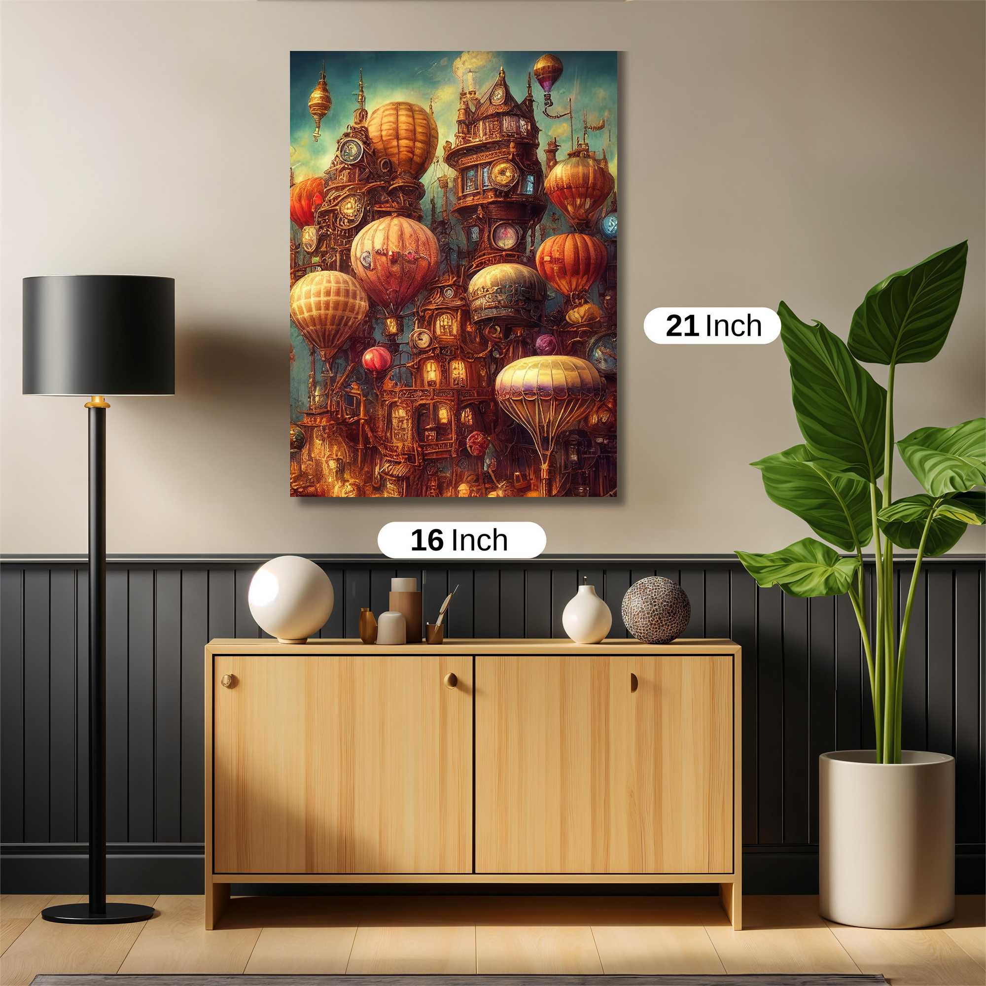 Steampunk Whimsy Safe Wall Magnetic / M