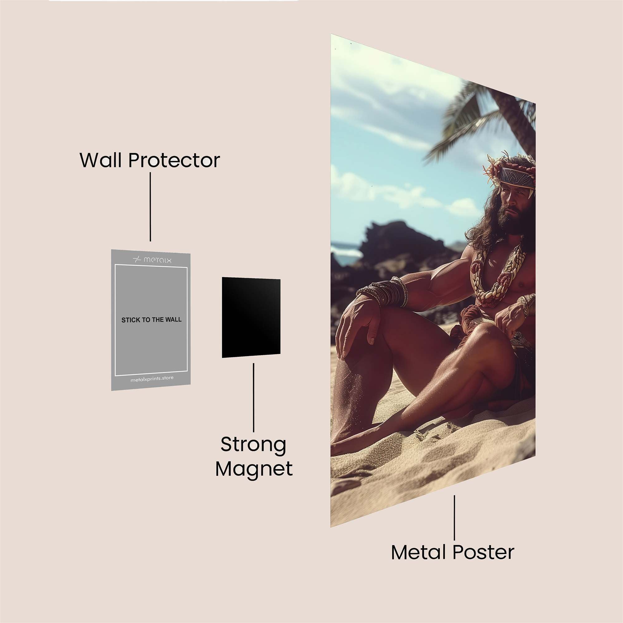 Kahuna Serenity Safe Wall Magnetic / M