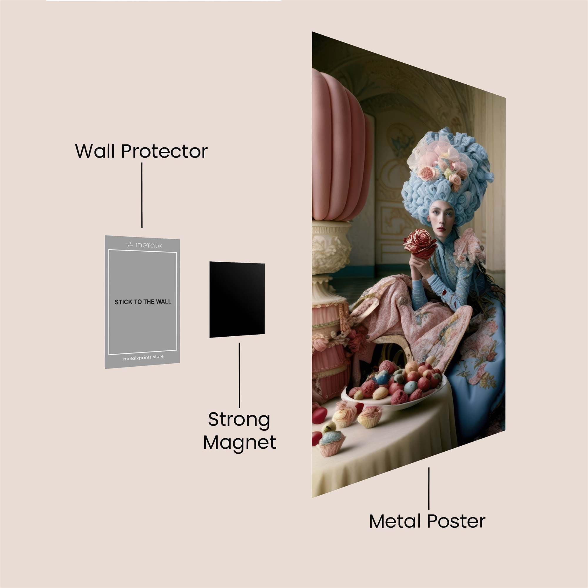MarieAntoinette Dream Safe Wall Magnetic / M